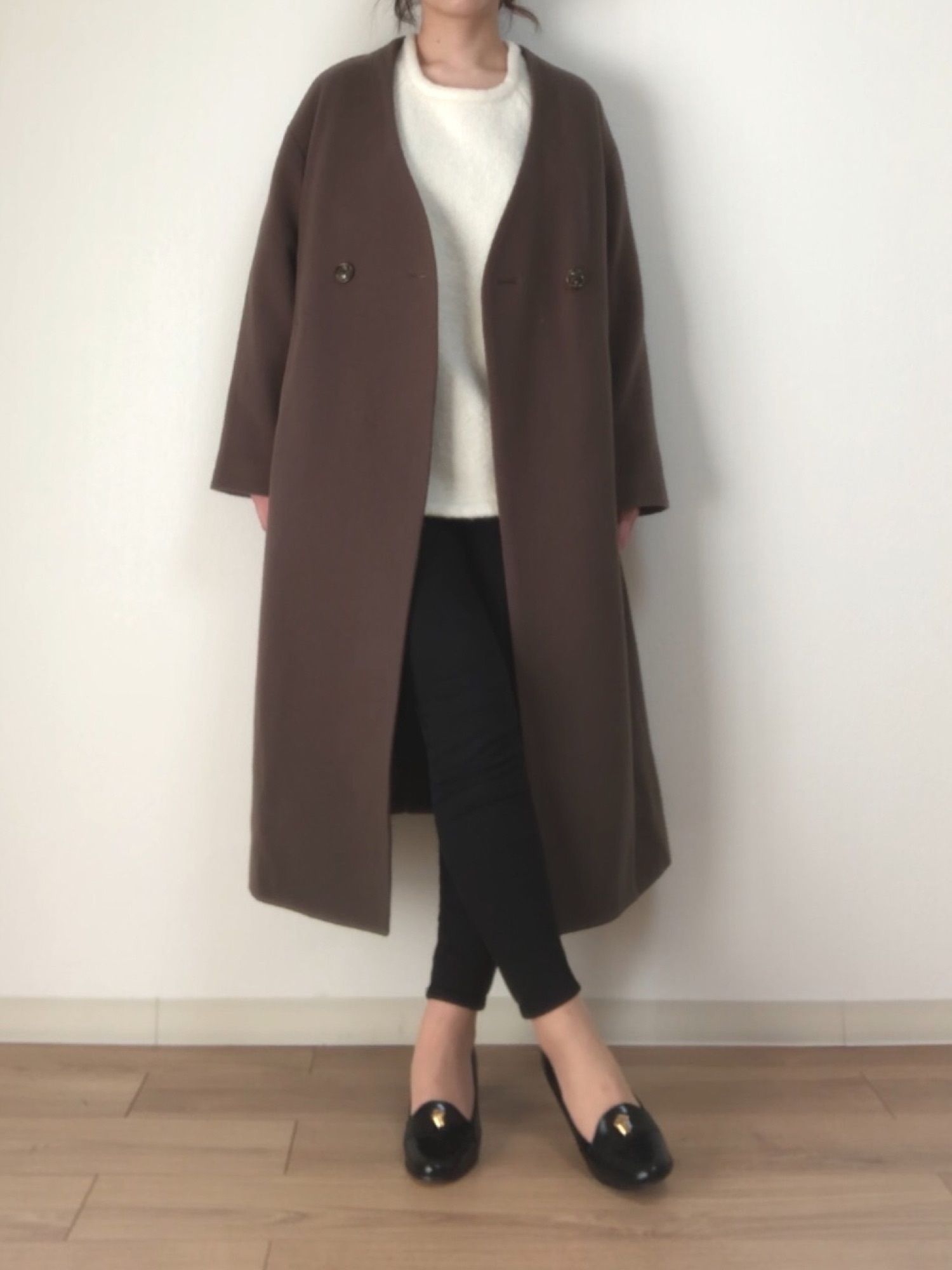 【美品】SLOBE IENA SUPER100 Vネックオーバーコート SLOBE IENA(スローブイエナ)の「《追加3》SUPER100 Vネック