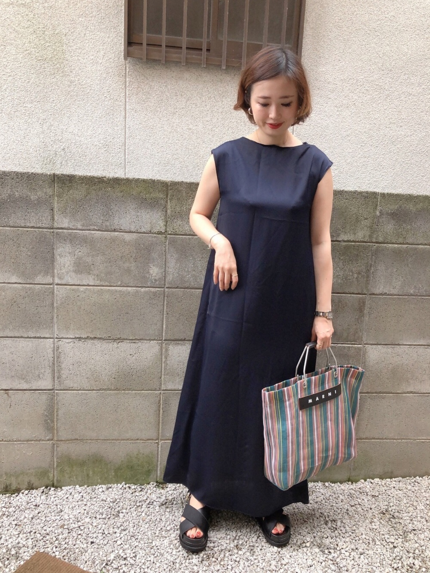 公式の店舗 IENA（イエナ）の「サテン ロングワンピース◇（ワンピース ワンピース