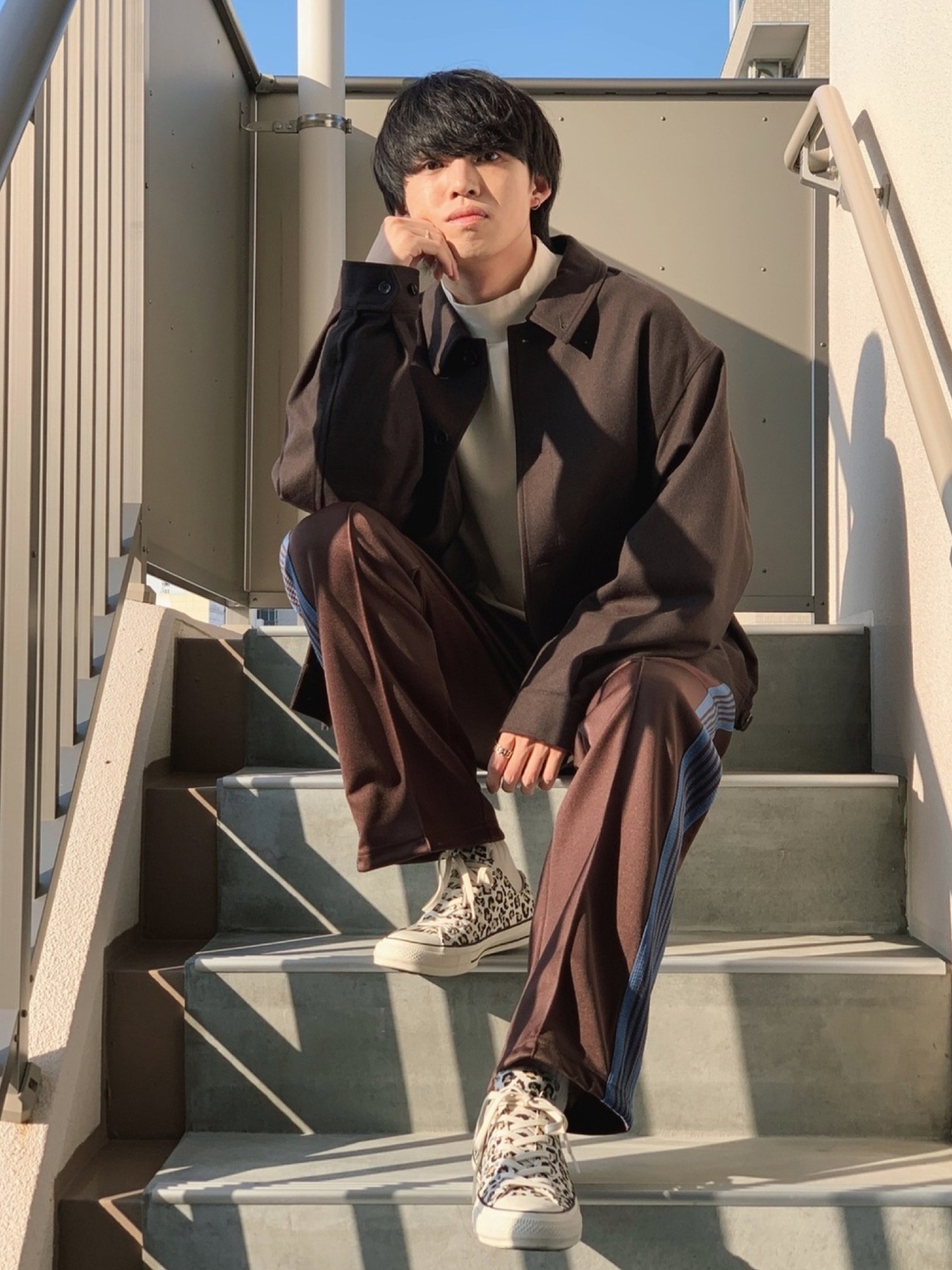 Steven Alan＞ LIGHT FLANO DARUMA DRZLR JACKET/ブルゾンを使った人気 
