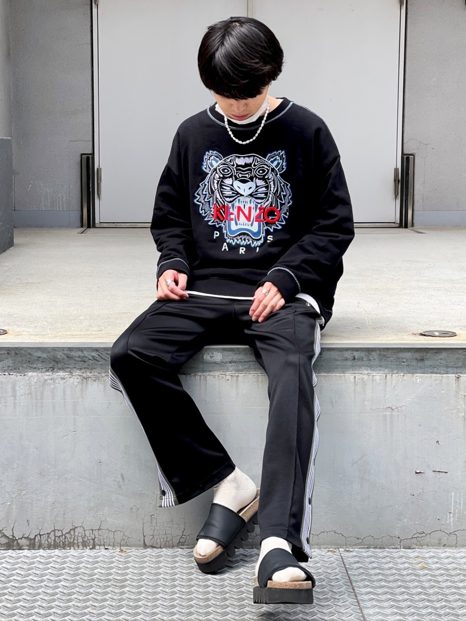 KENZO（ケンゾー）の「Contrasted Stitch Tiger Sweatshirt 