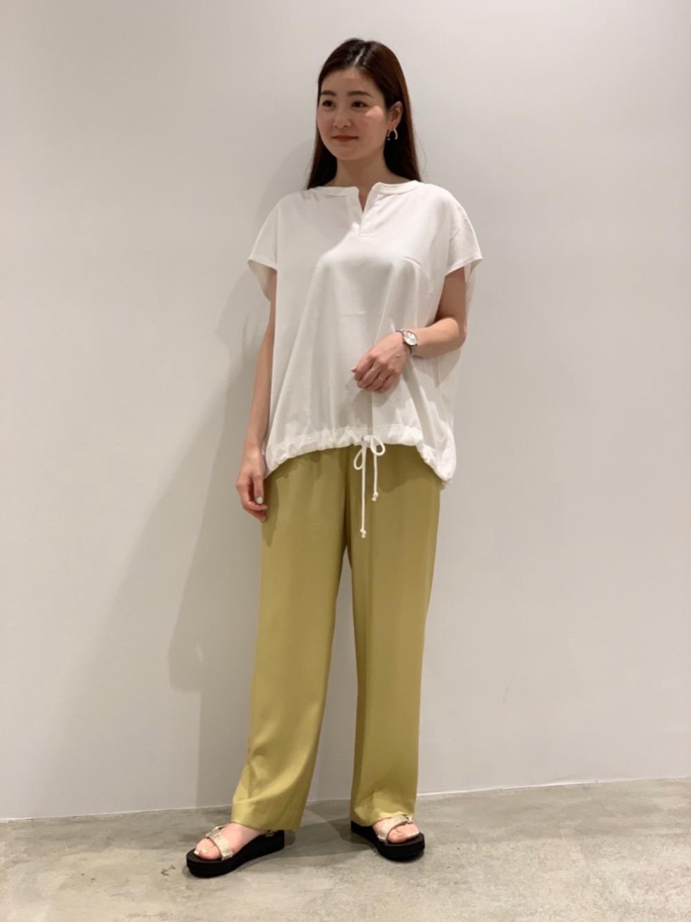 ⭐︎RORO⭐︎ アメリカーナ ドローストリングフレンチスリーブTシャツ 20200807191419292.jpg
