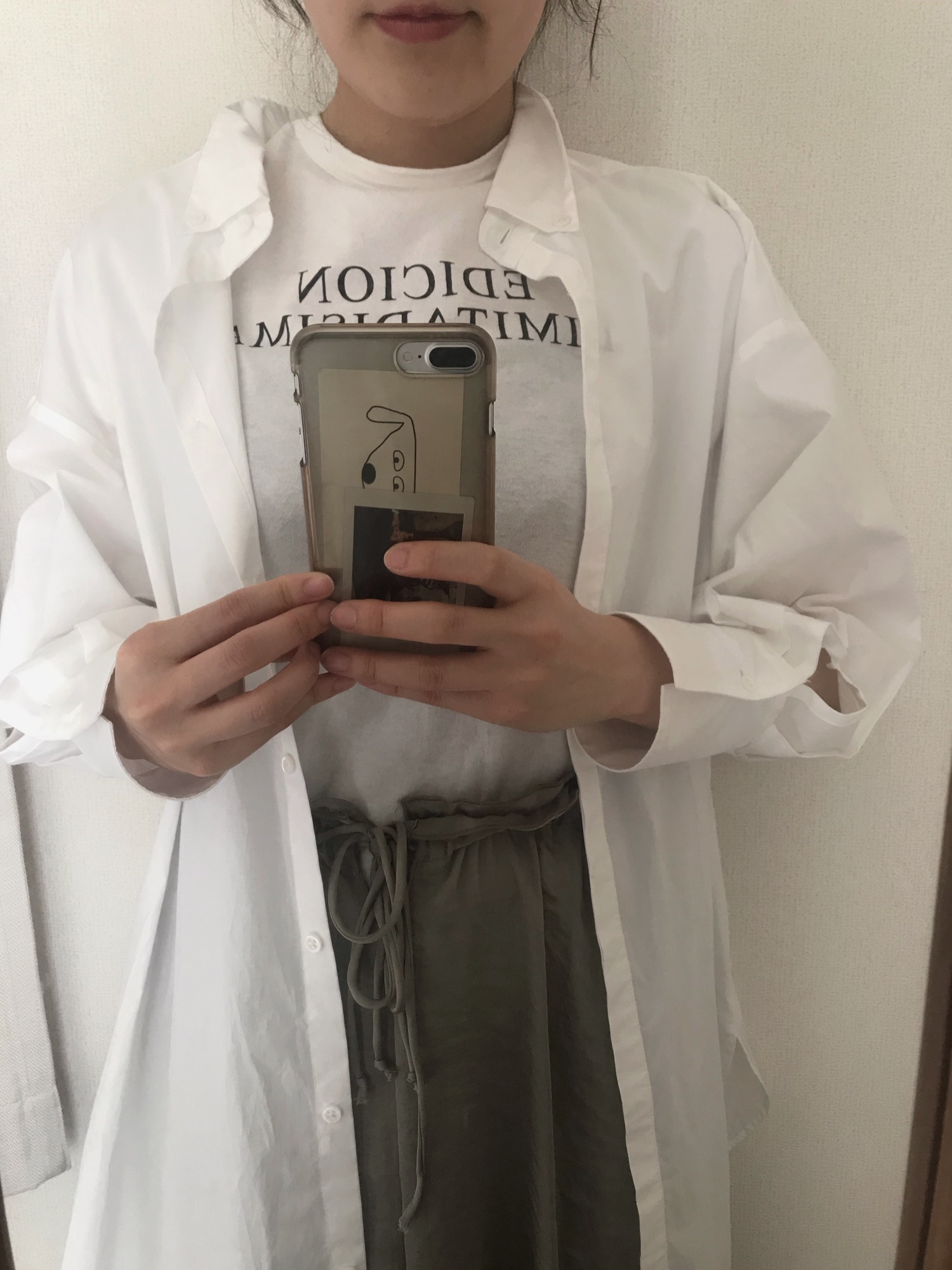 Mila Owen（ミラオーウェン）の「ボリュームスリーブロングシャツ