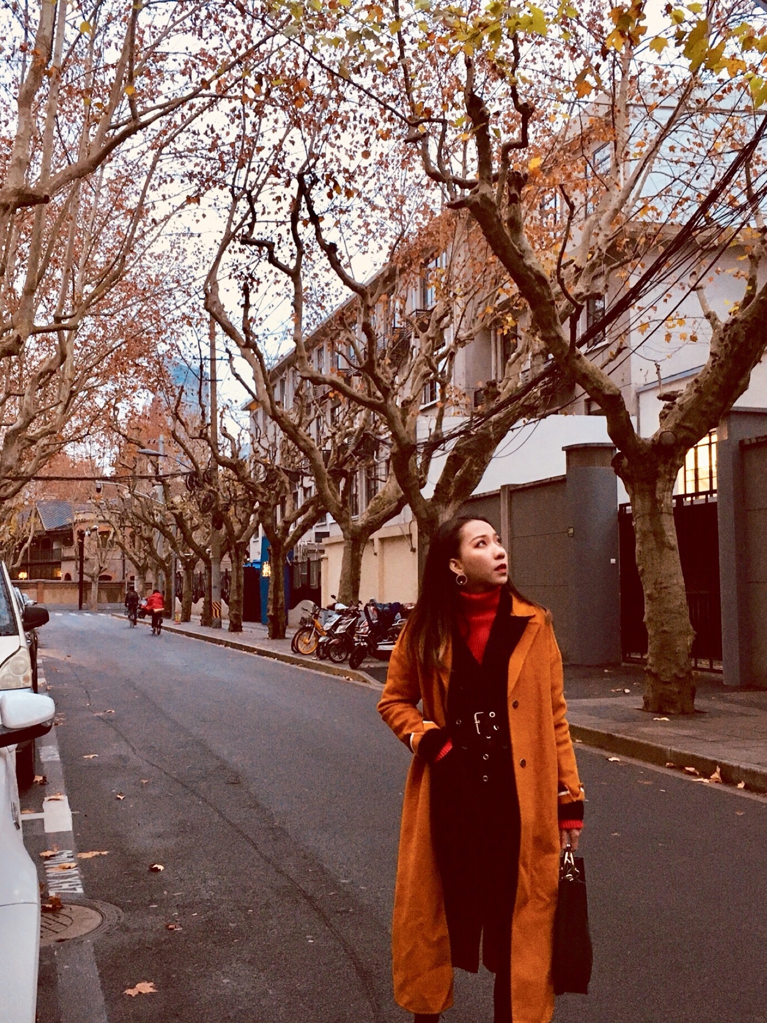 MAXMARA WEEKEND LINEのダッフルコートを使った人気ファッション