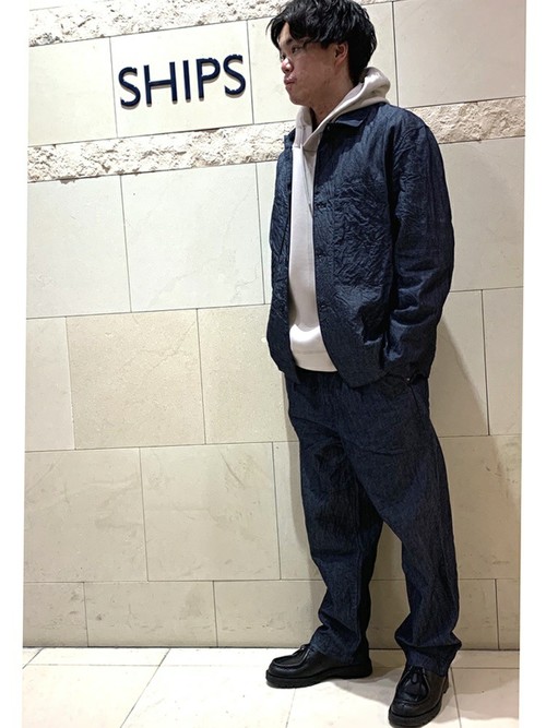 STILL BY HAND インディゴシルク フレンチ ワーク ジャケット STILL BY HAND（スティルバイハンド）の「STILL BY HAND: 別注