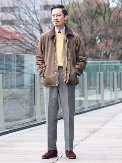 Barbour 別注TRANSPORT JACKET シェイプメモリー Barbour × BEAMS F / 別注 TRANSPORT JACKET シェイプメモリー