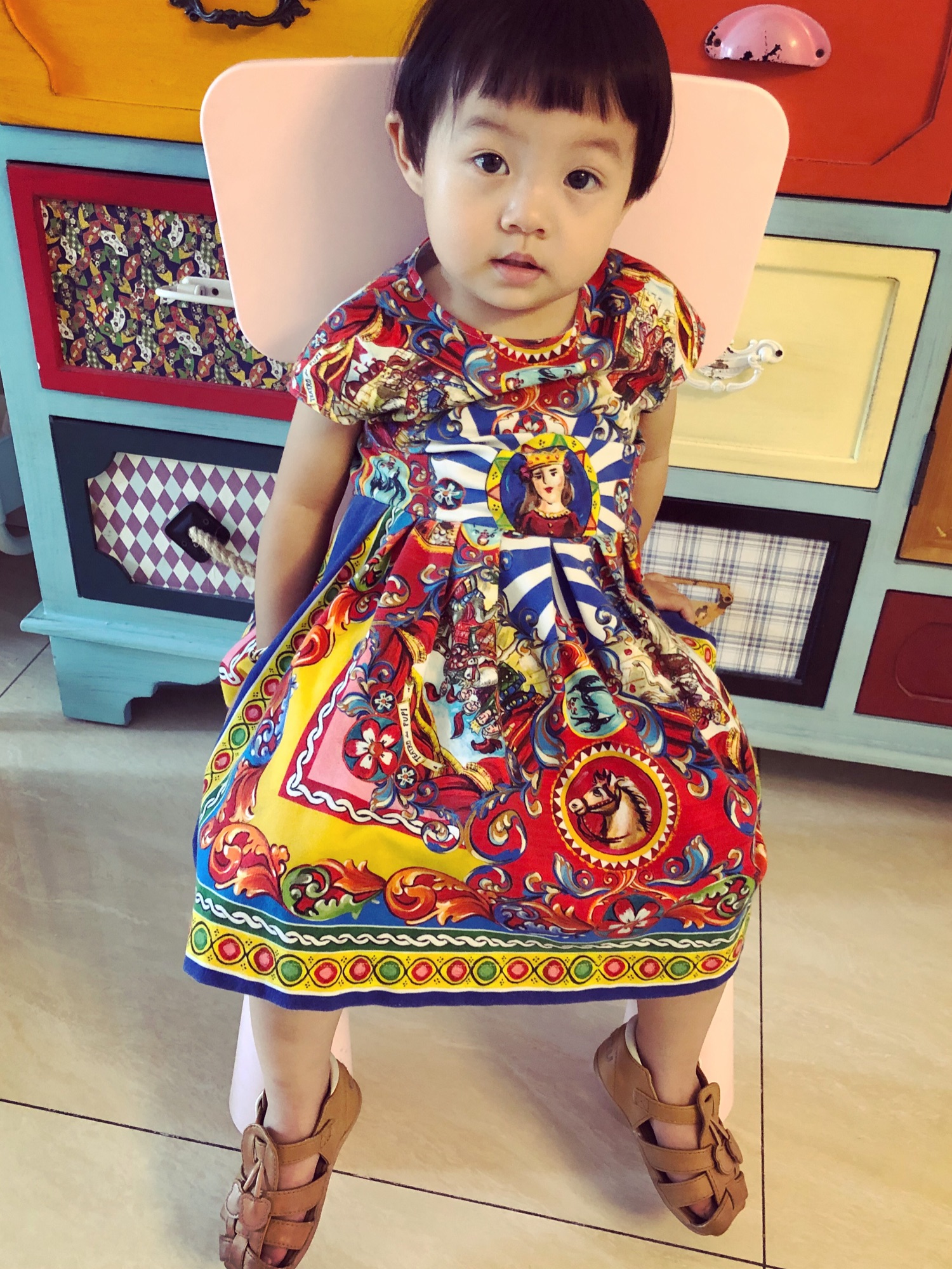 DOLCE&GABBANAのワンピース/ドレスを使ったキッズ人気ファッション