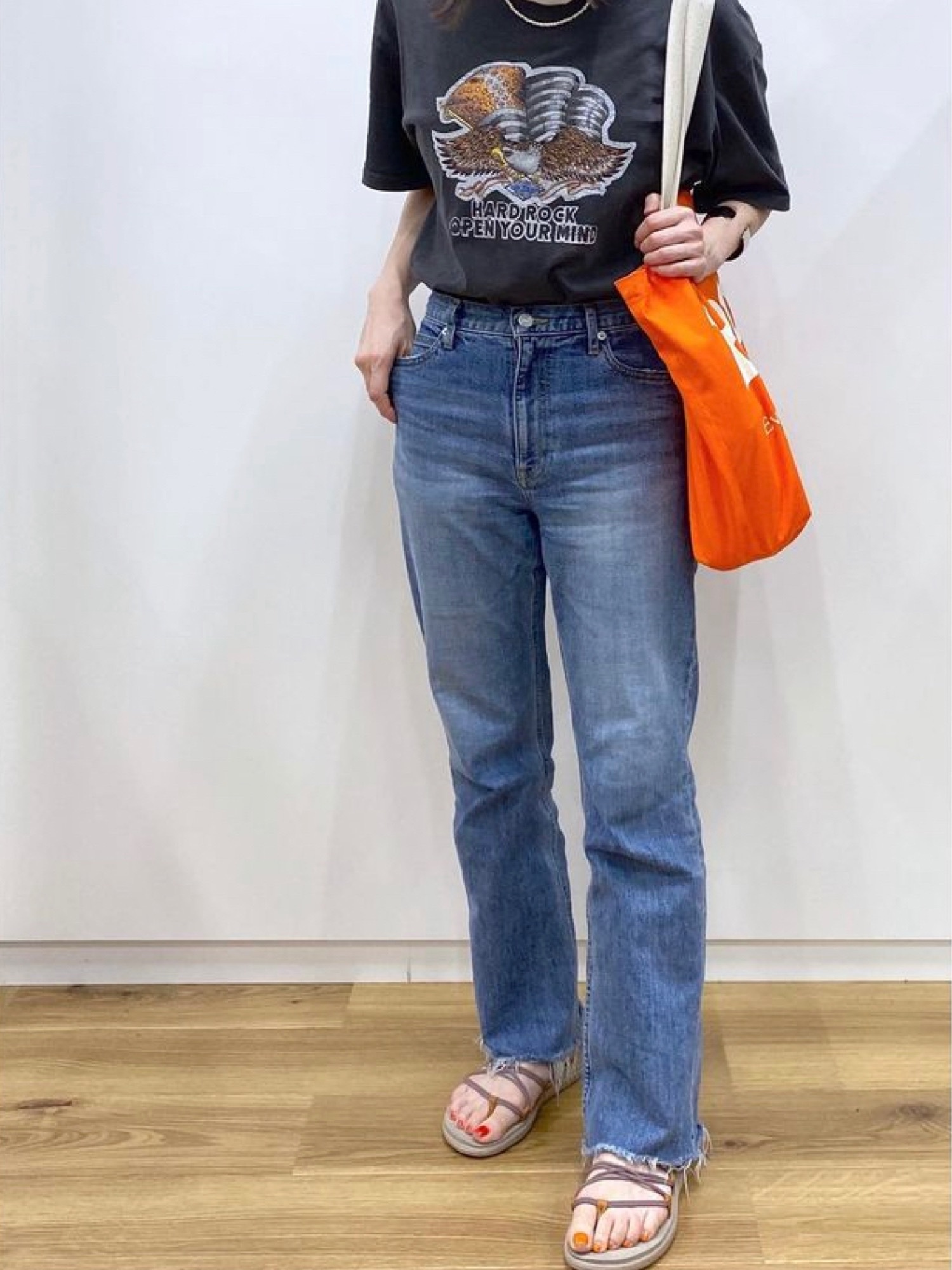 FRAMeWORK＊ DENIM ストレートフレアパンツ美品38 FRAMeWORK｜ワイドフレアデニムパンツ | Rakuten Fashion(楽天