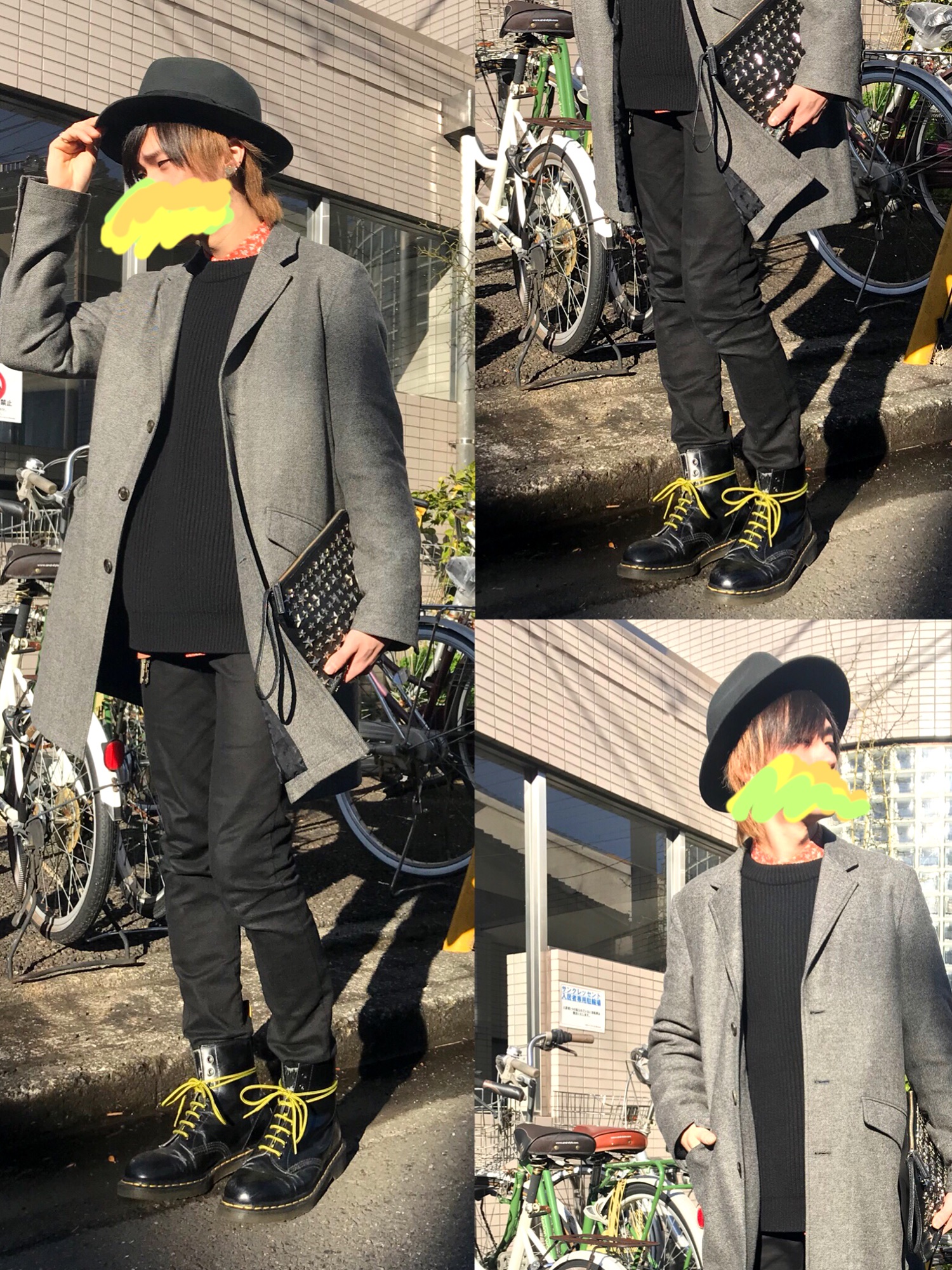 WACKO MARIAのチェスターコート（ブラック系）を使った人気