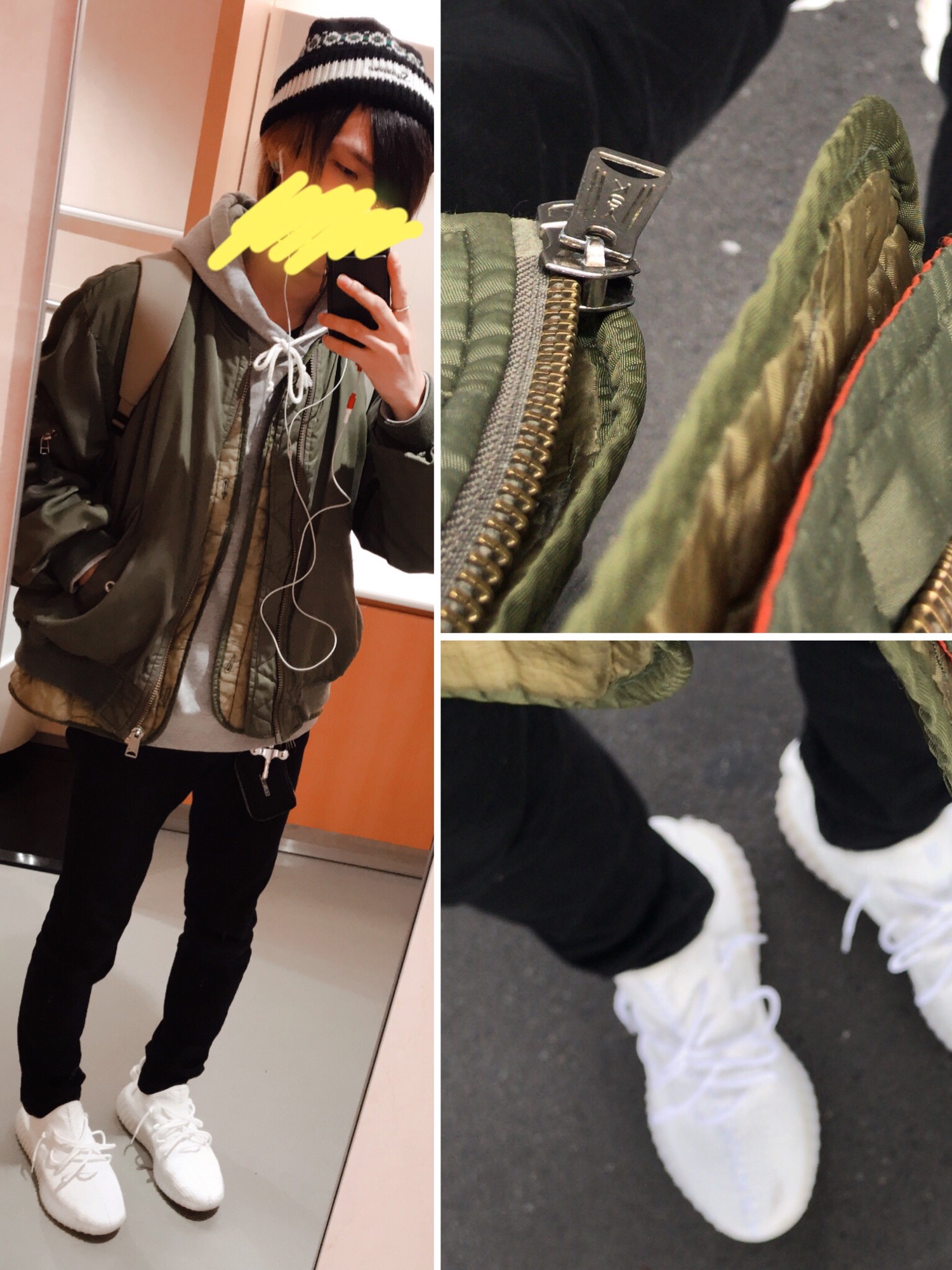 フェイスコネクション KANYE WEST yeezy っぽい ミリタリージャケット