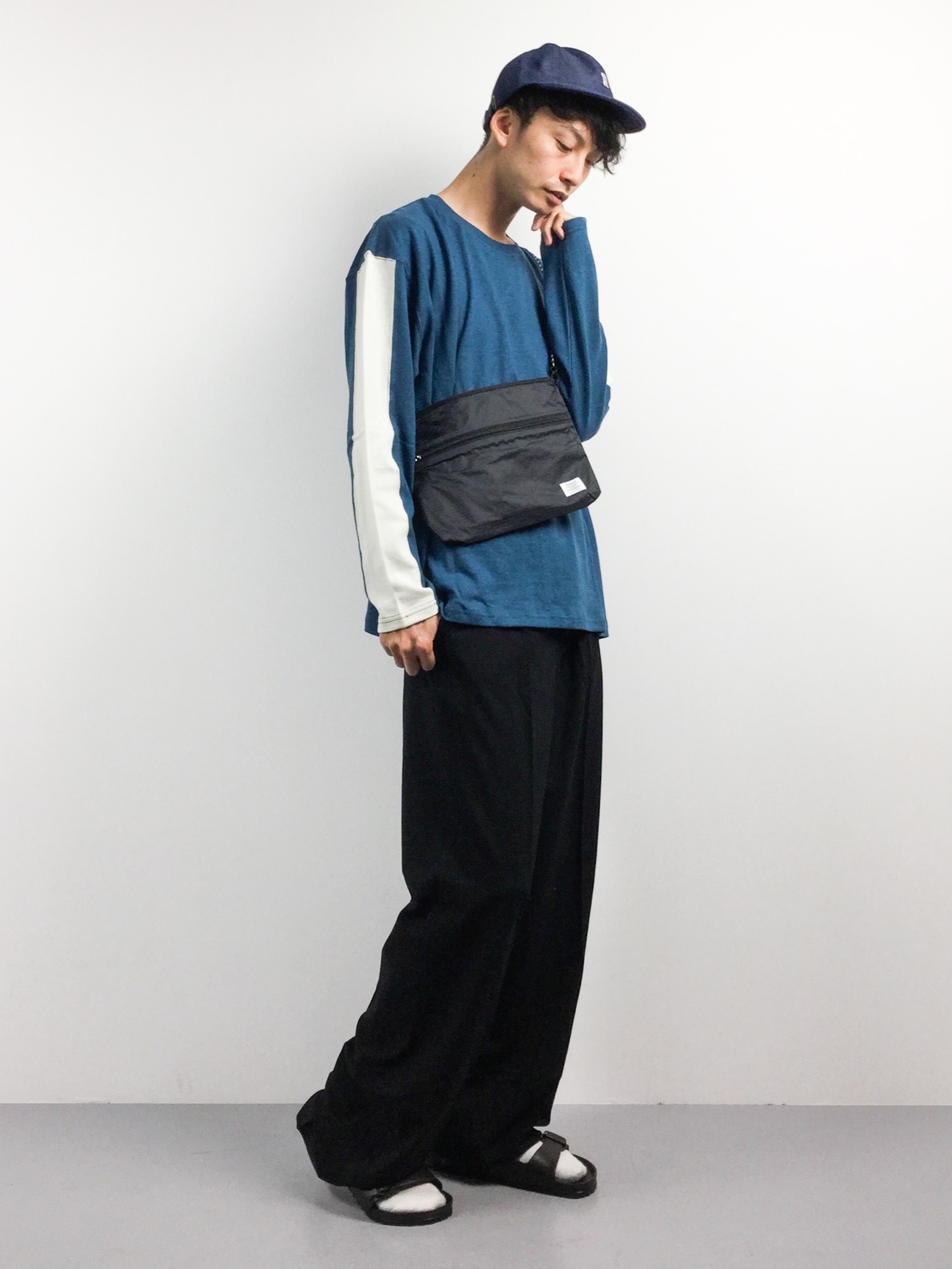 NATAL DESIGN ネイタルデザイン ヘンプロングスリーブティーワイド M