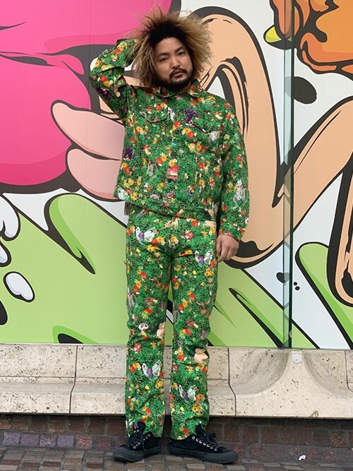Levi's（リーバイス）の「VINTAGE FIT TRUCKER POKEMON GARDEN デニム
