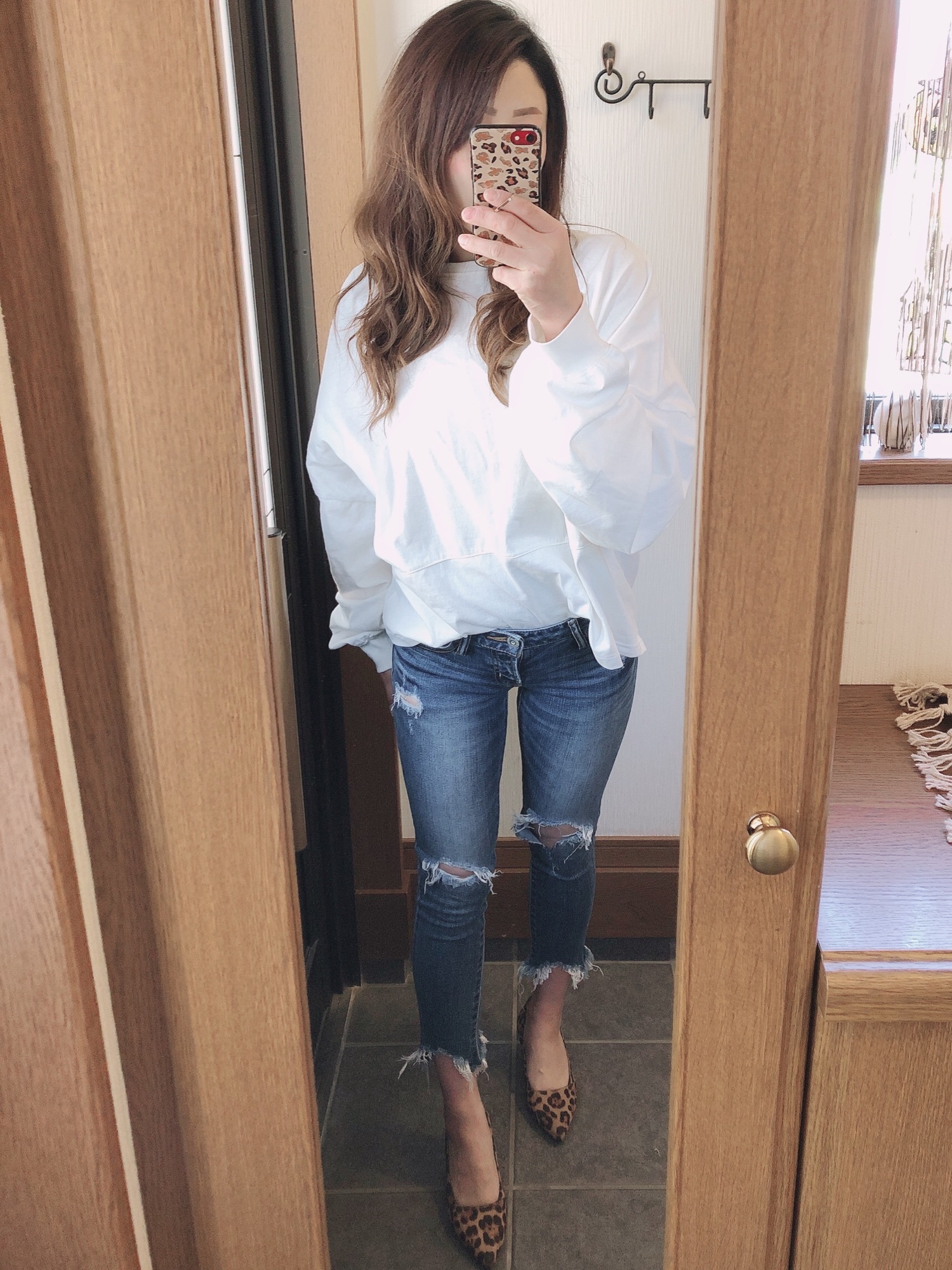 MOUSSY（マウジー）の「MOUSSY fringe cropped スキニー（デニム