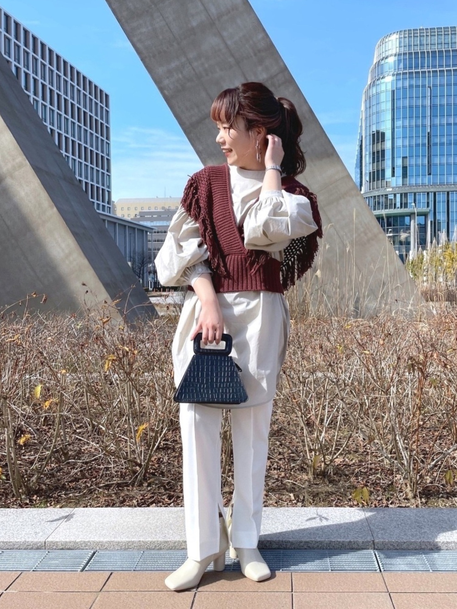 CAPRICIEUX LE'MAGE（カプリシューレマージュ）の「フリンジベスト