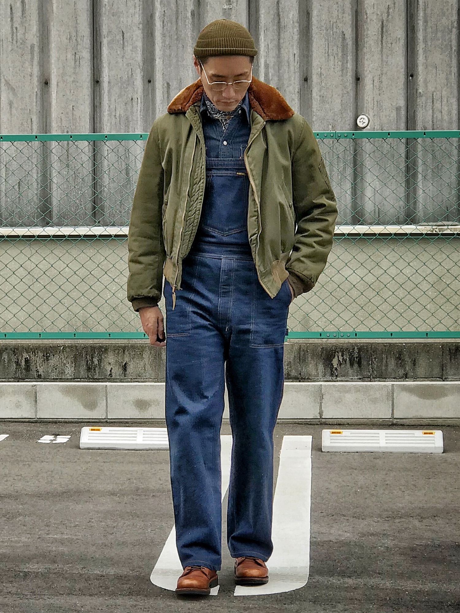 Lee｜B-15 50sのミリタリージャケットを使ったコーディネート - WEAR