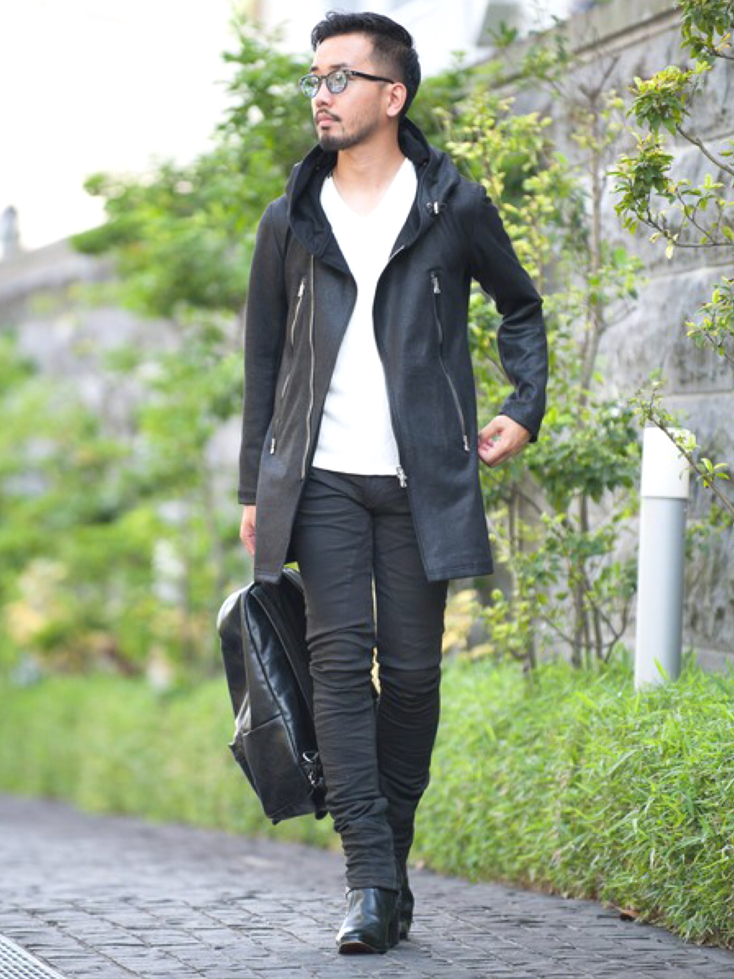 JOHNNY WOLF フード付きロングジャケット 黒 楽天市場】LUCCA LONG