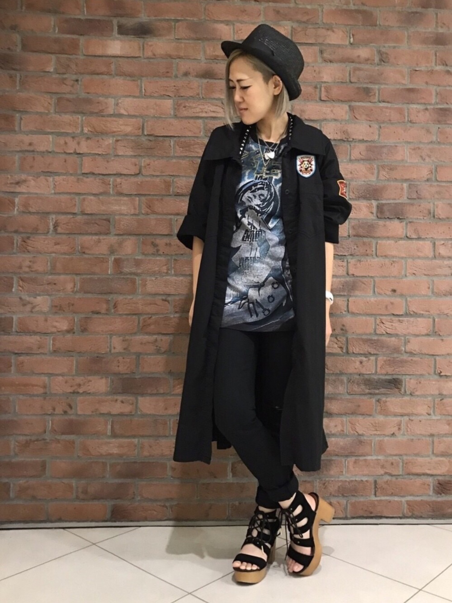 HYSTERIC GLAMOUR（ヒステリックグラマー）の「ステンカラーBIGシャツ  