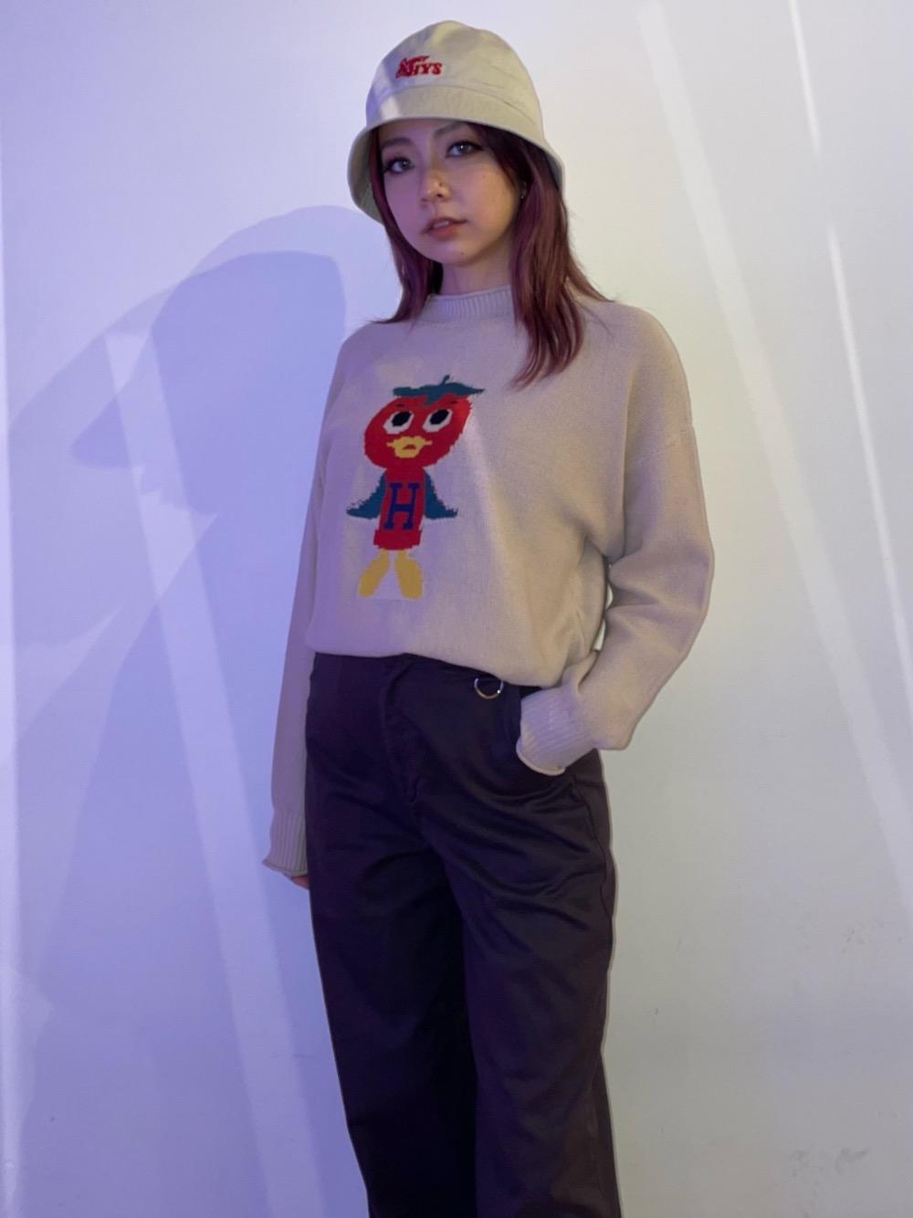 Hysteric Glamour ヒステリックグラマー トマトバード ニット帽 超熱 Glamour Hysteric ヒステリックグラマー ニット帽 トマト