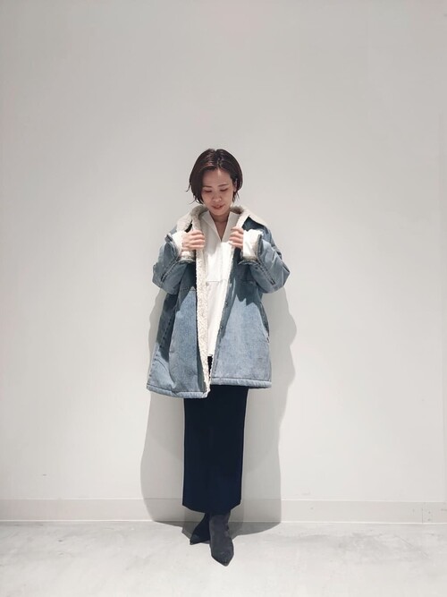 Whim Gazette（ウィムガゼット）の「デニムボアブルゾン（ブルゾン