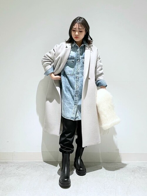 Whim Gazette（ウィムガゼット）の「11ozケミカルデニムシャツ