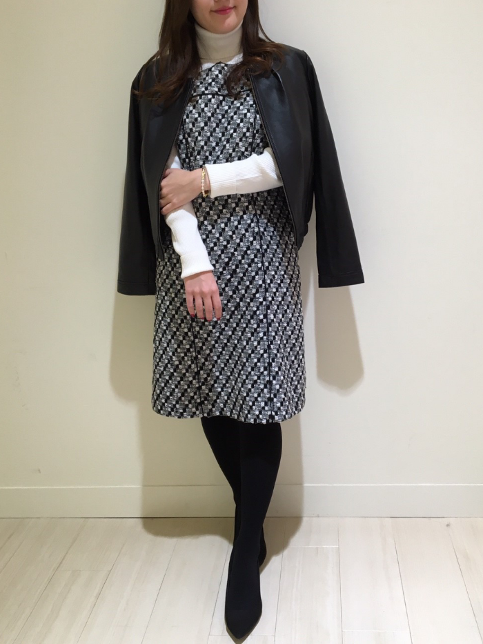 桐谷美玲さん着用 UNITED TOKYO ブロックチェックワンピース ketty(ケティ)の「【桐谷美玲さん着用】クロスチェック