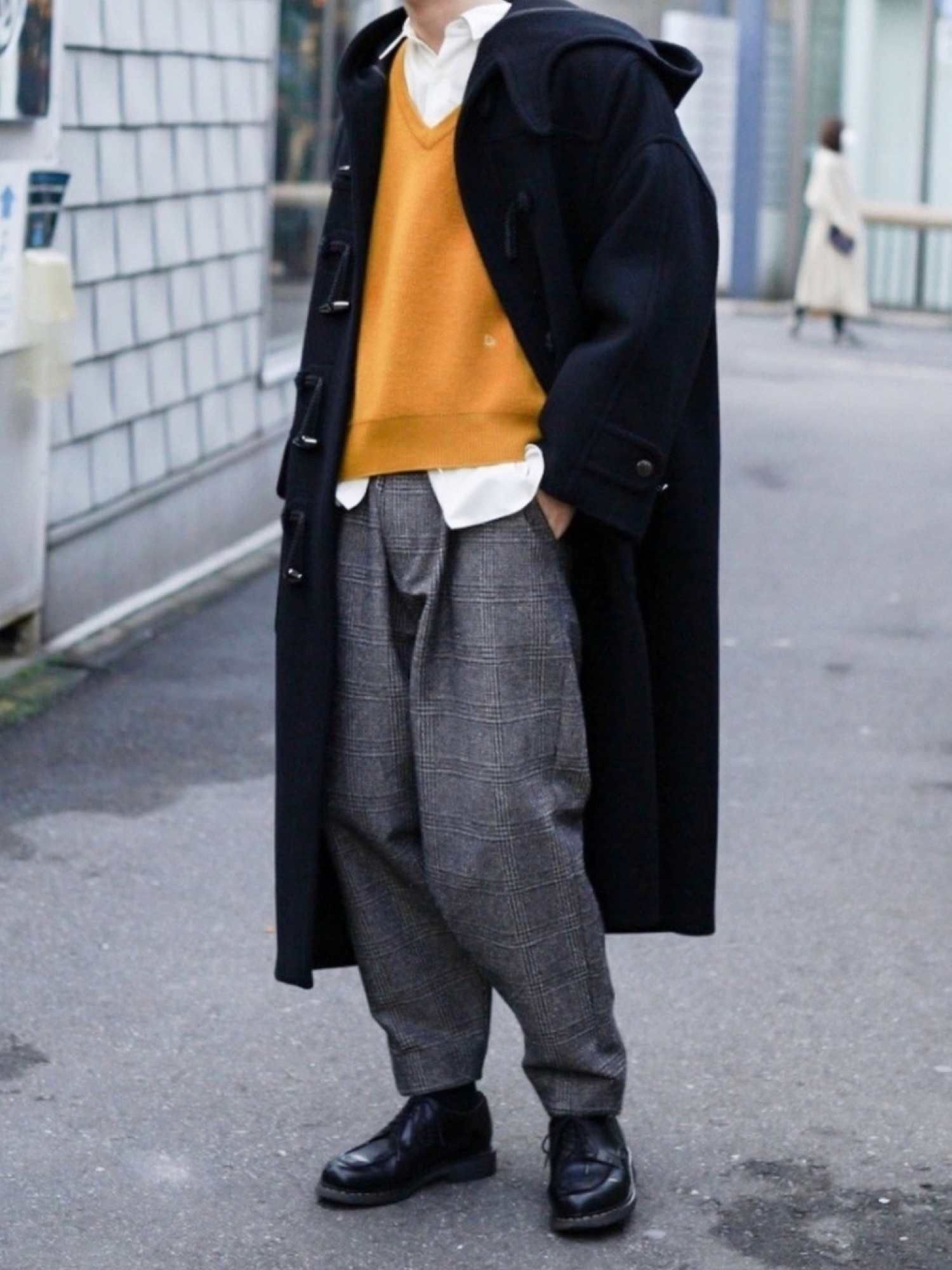 Dior homme フード付きダッフルコート ブラック 44 エディ期 ダッフル