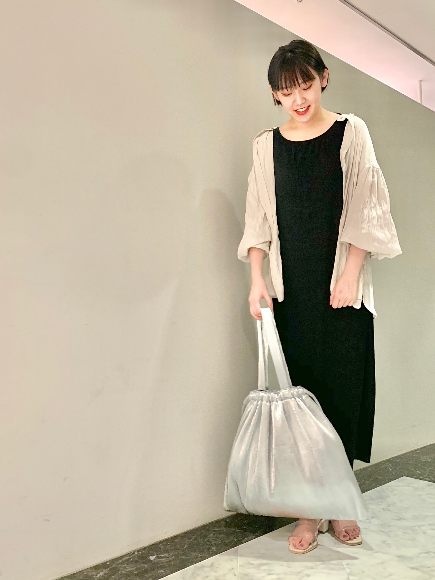 ELENDEEK（エレンディーク）の「プリーツトートバッグ（トート