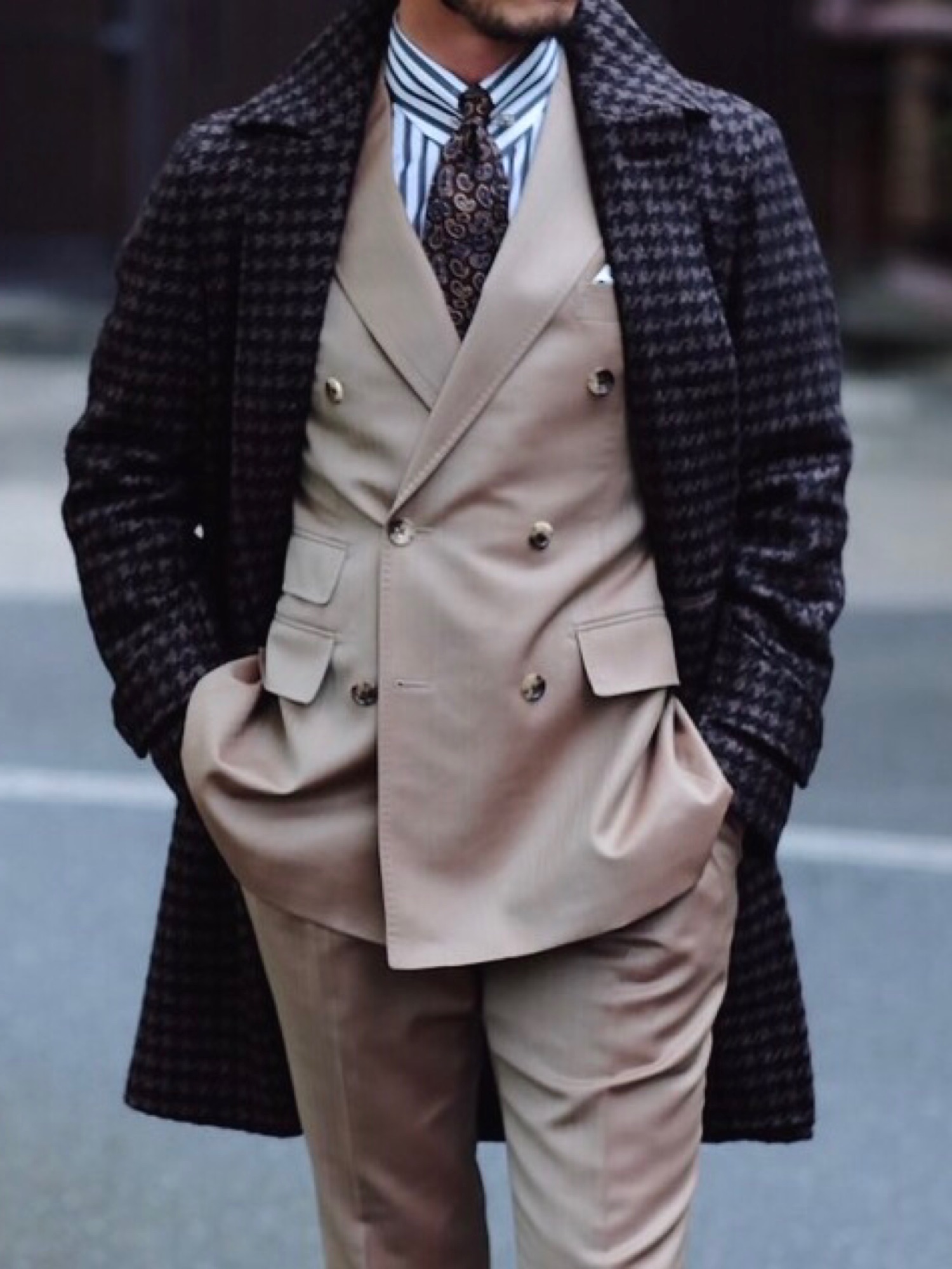RING JACKETのステンカラーコートを使った人気ファッション 