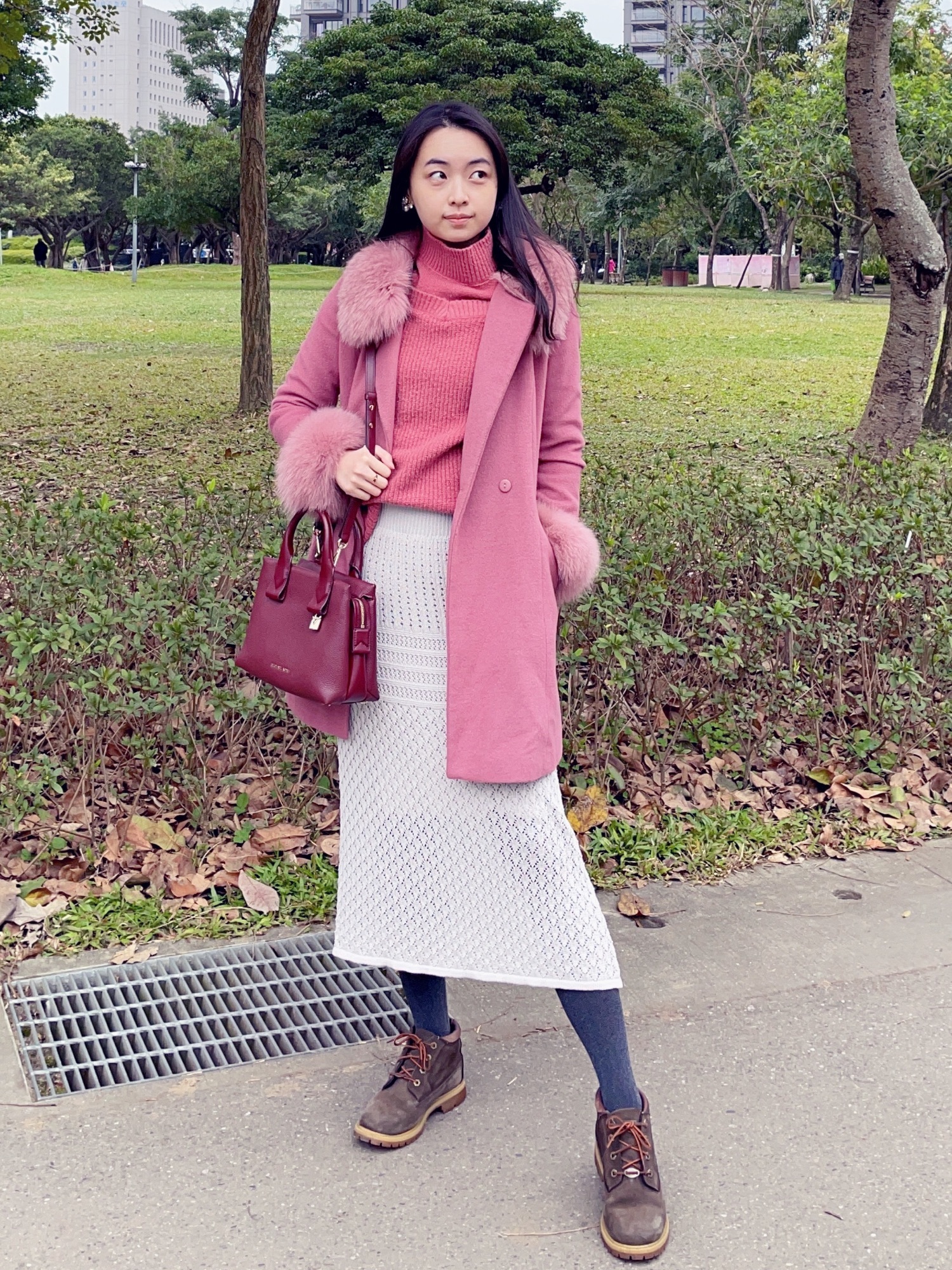 CECIL McBEE（セシルマクビー）の「Many Way ウールコート（ステン 
