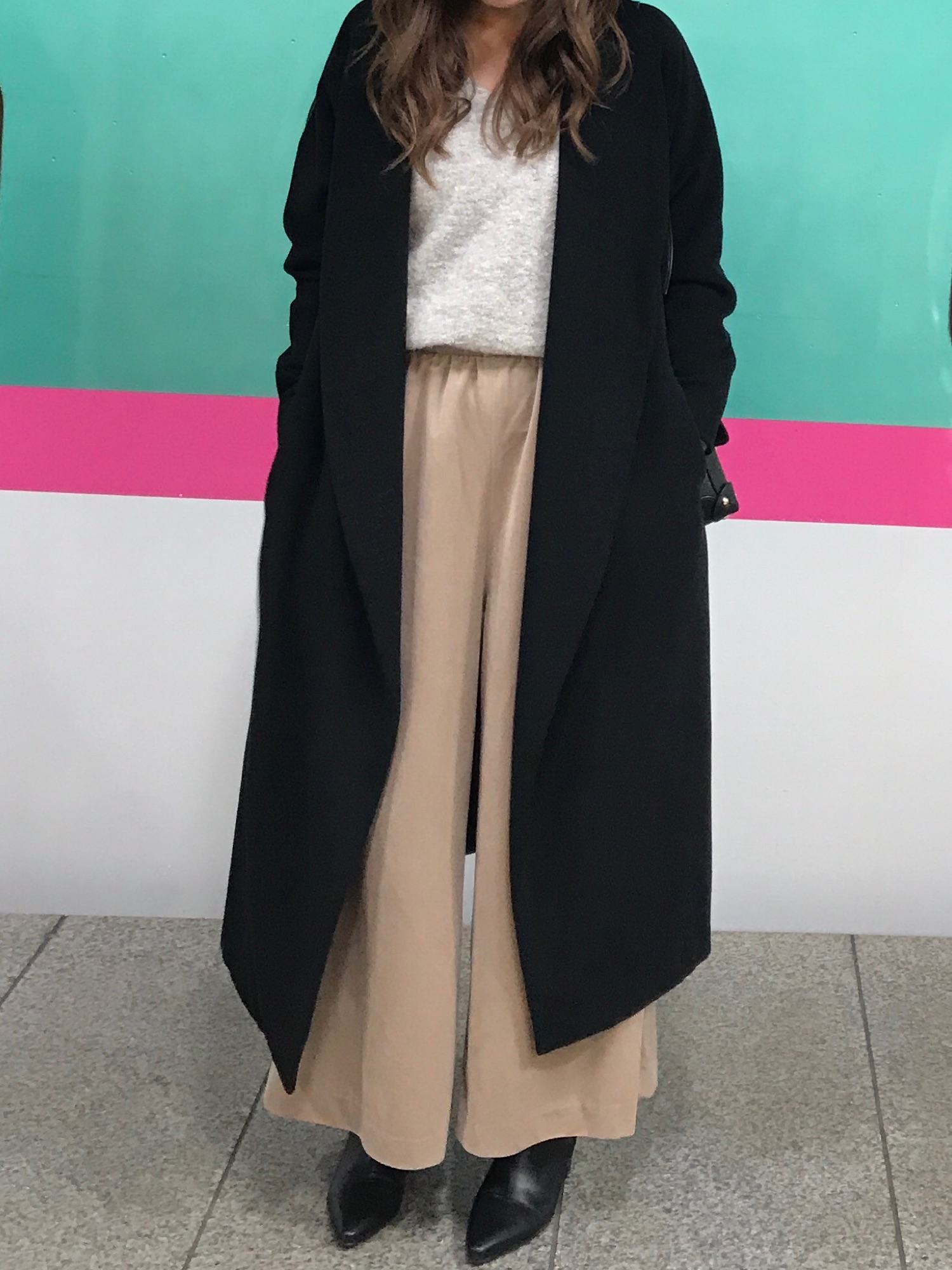 rienda（リエンダ）の「フレアロングガウンウールコート（チェスター 