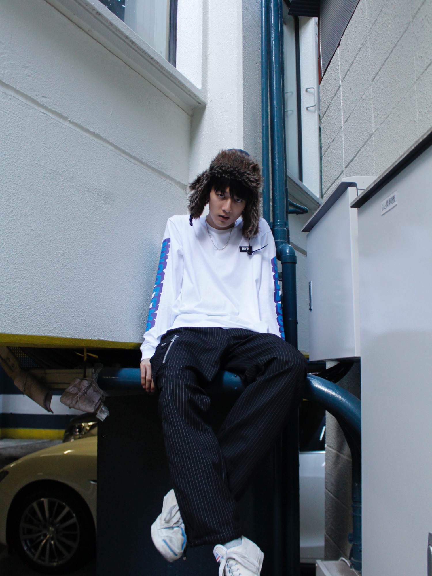 MYne（マイン）の「【MYne】JASS GUNNロングスリーブTEEシャツ/JASS 