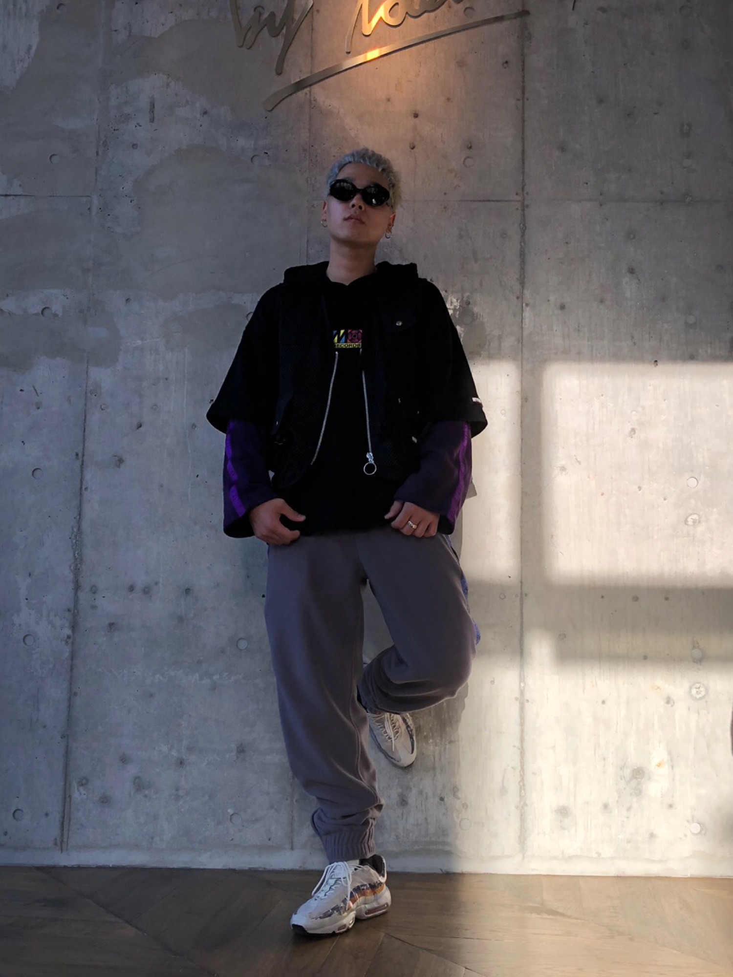MYne（マイン）の「【MYne】ドッキングフーディ/Docking hoodie