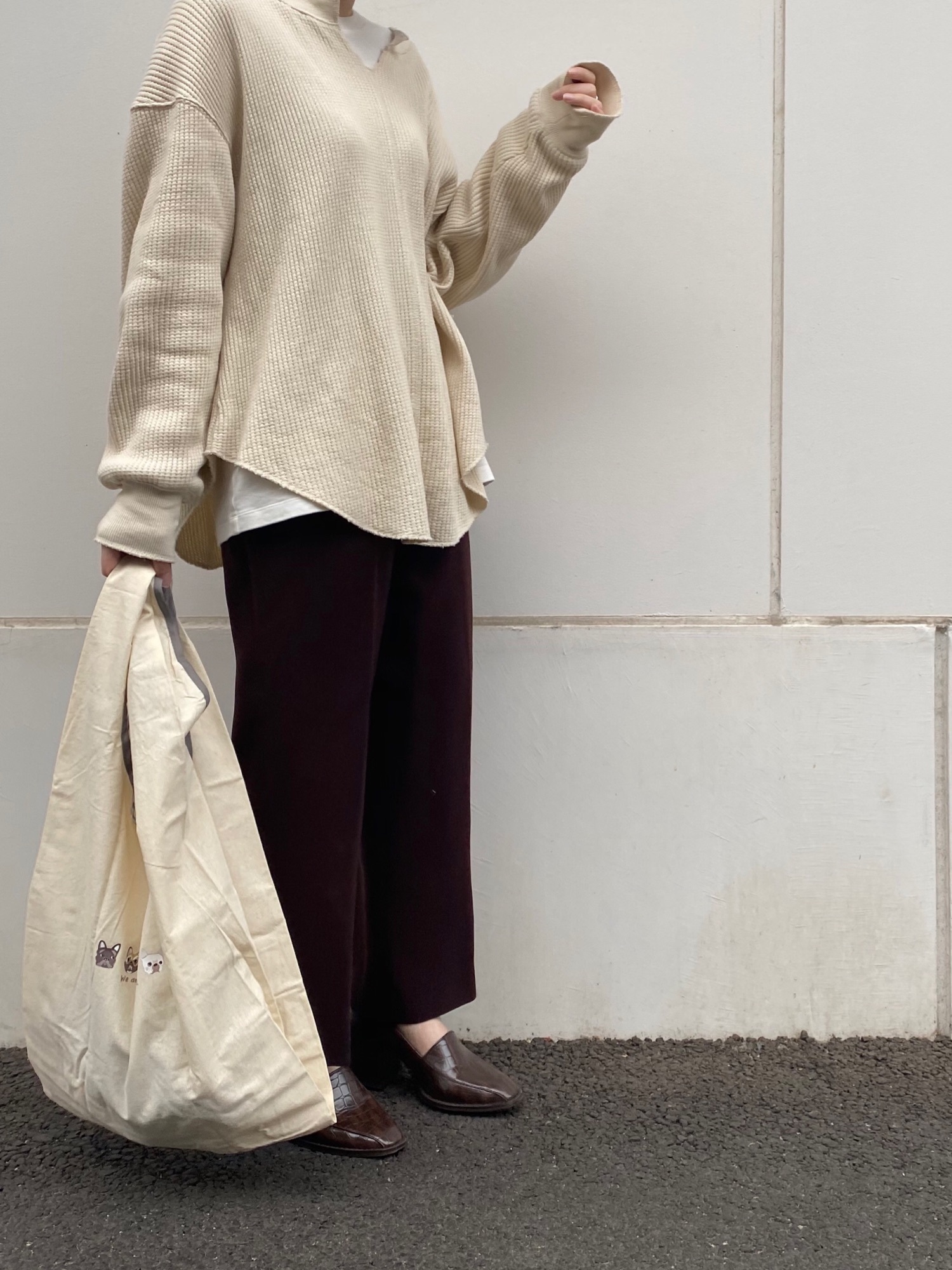 SNIDEL（スナイデル）の「ORGANICS 2wayサーマルトップス（Tシャツ