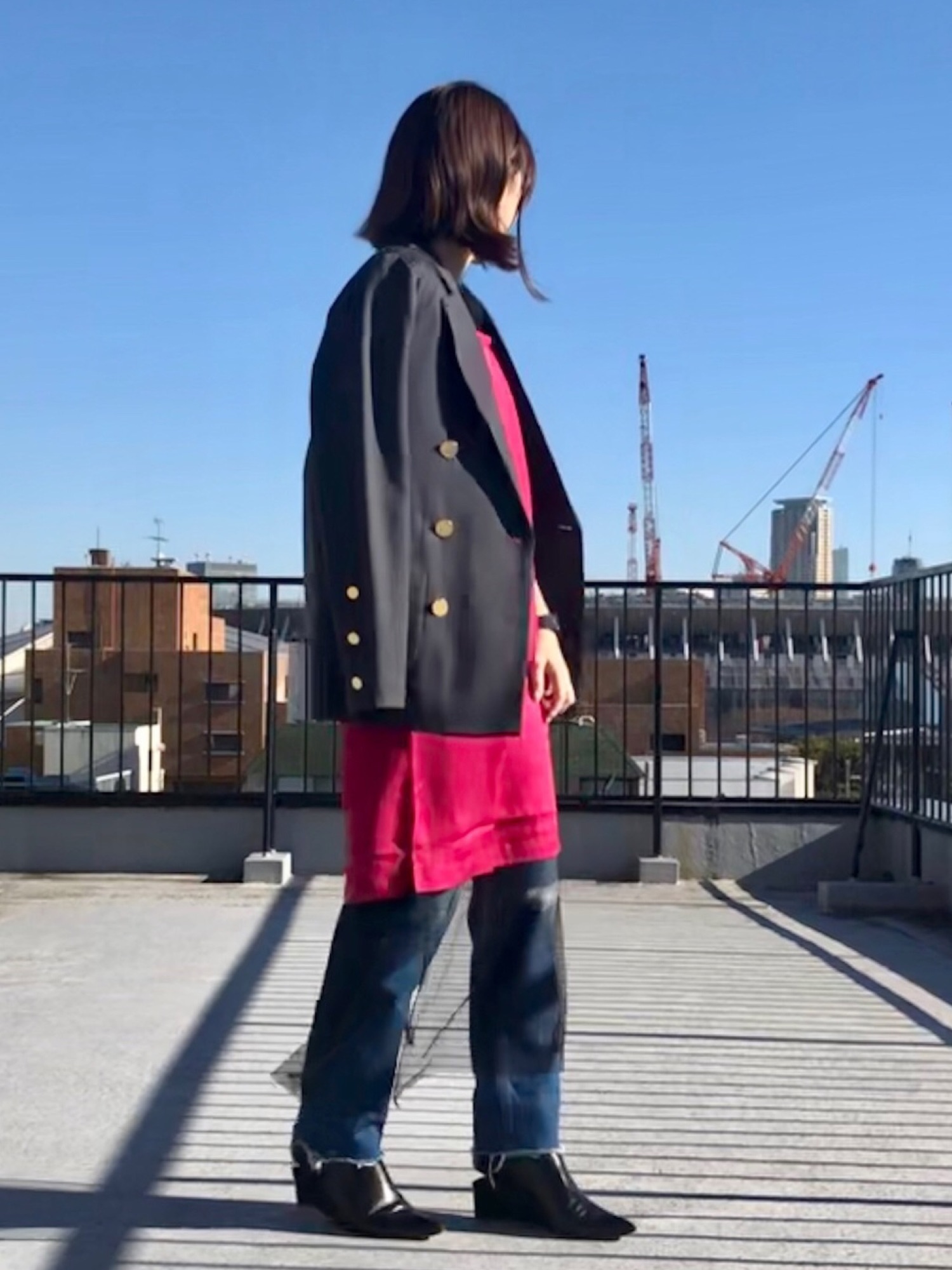 【美品】CIROI(シロイ）のウールテーラードジャケット