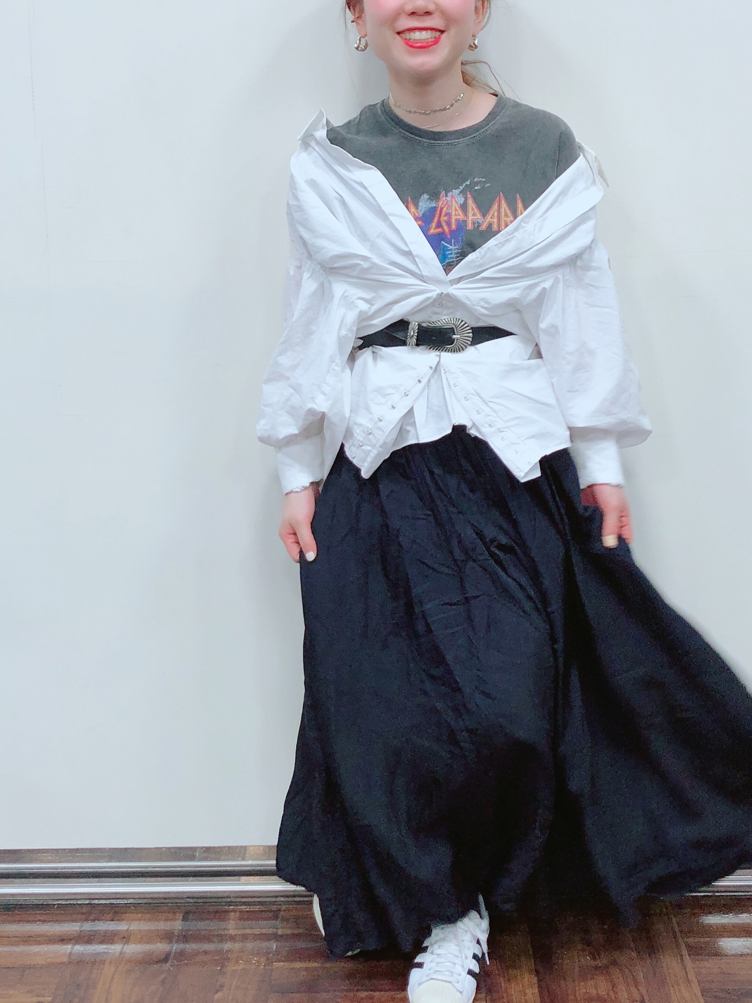 snidel❤︎コルセットルーズシャツ SNIDEL（スナイデル）の「コルセットルーズシャツ（シャツ/ブラウス