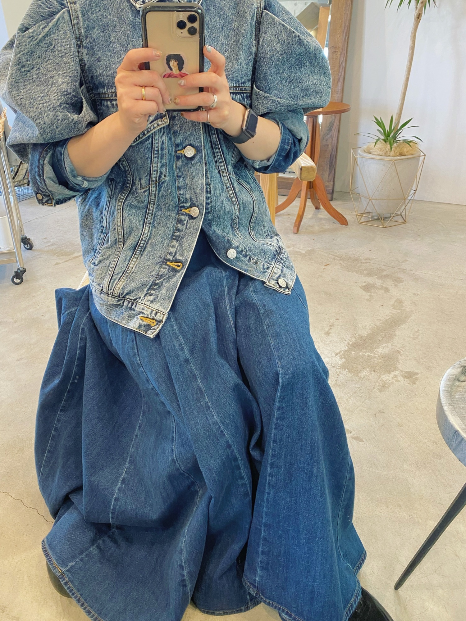 HOLIDAY（ホリデイ）の「PUFF SLEEVE DENIM JACKET (HARD WASH