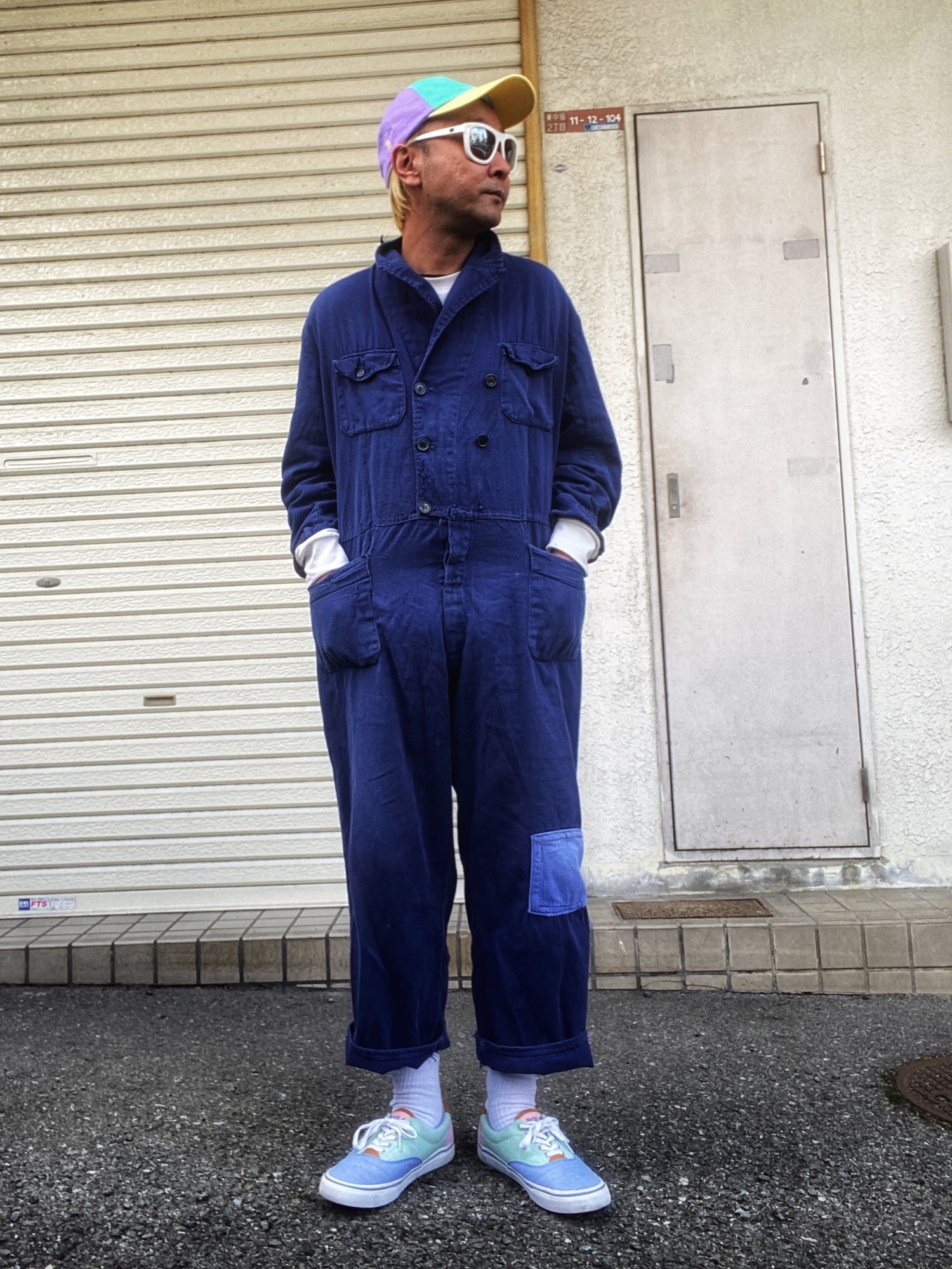 VINTAGEのつなぎ/オールインワンを使った人気ファッション