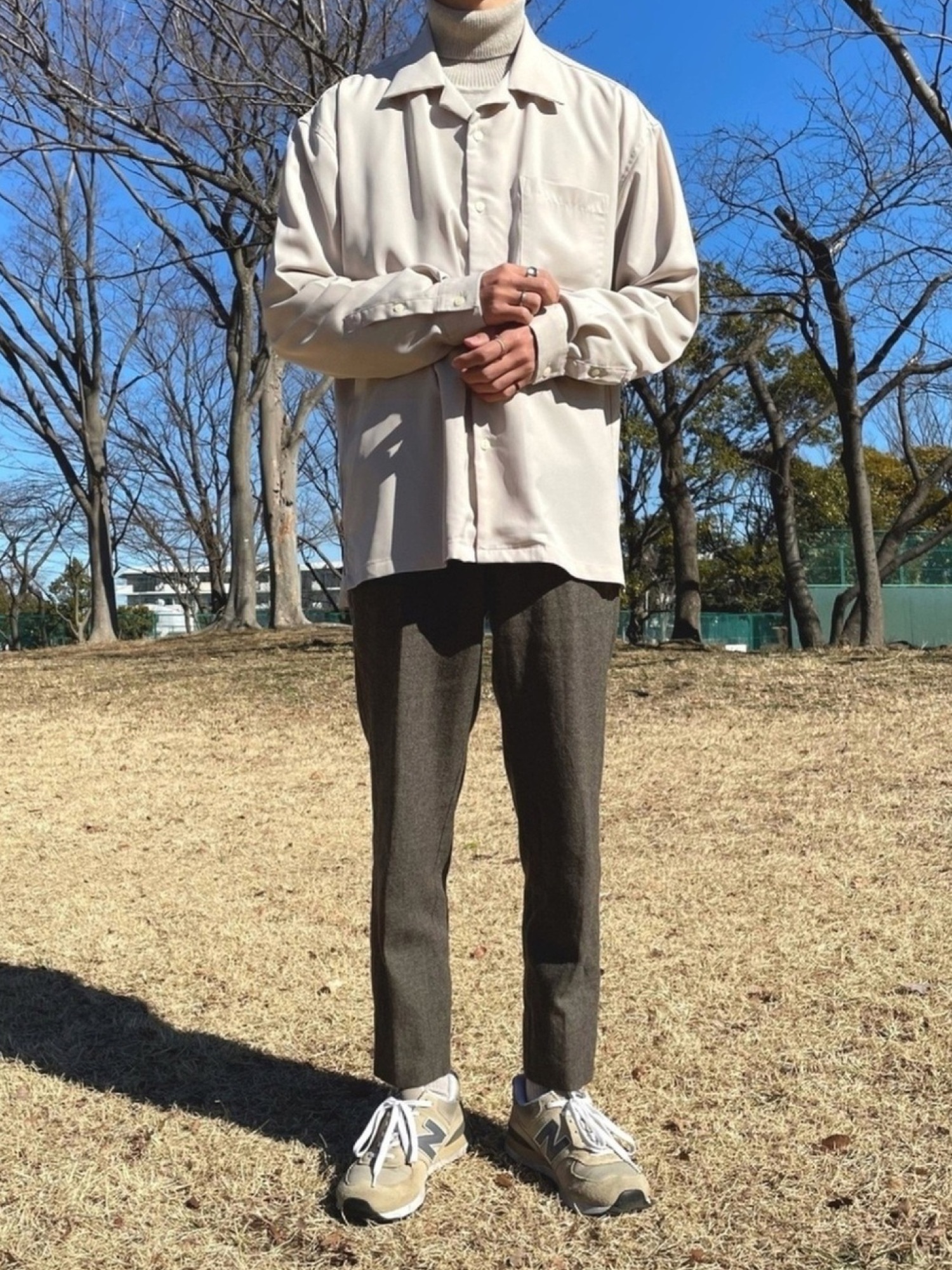 TOP SXNY SLOW TAPERED PANTS-JUST (モカ)