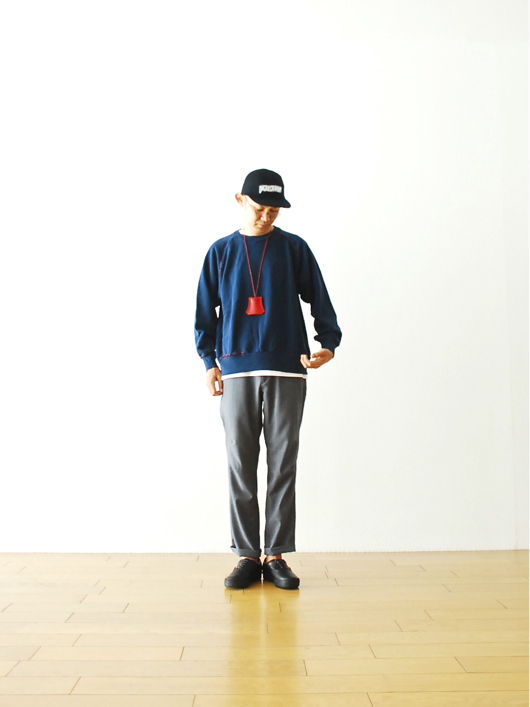 Needlesのスウェット（ブルー系）を使った人気ファッション