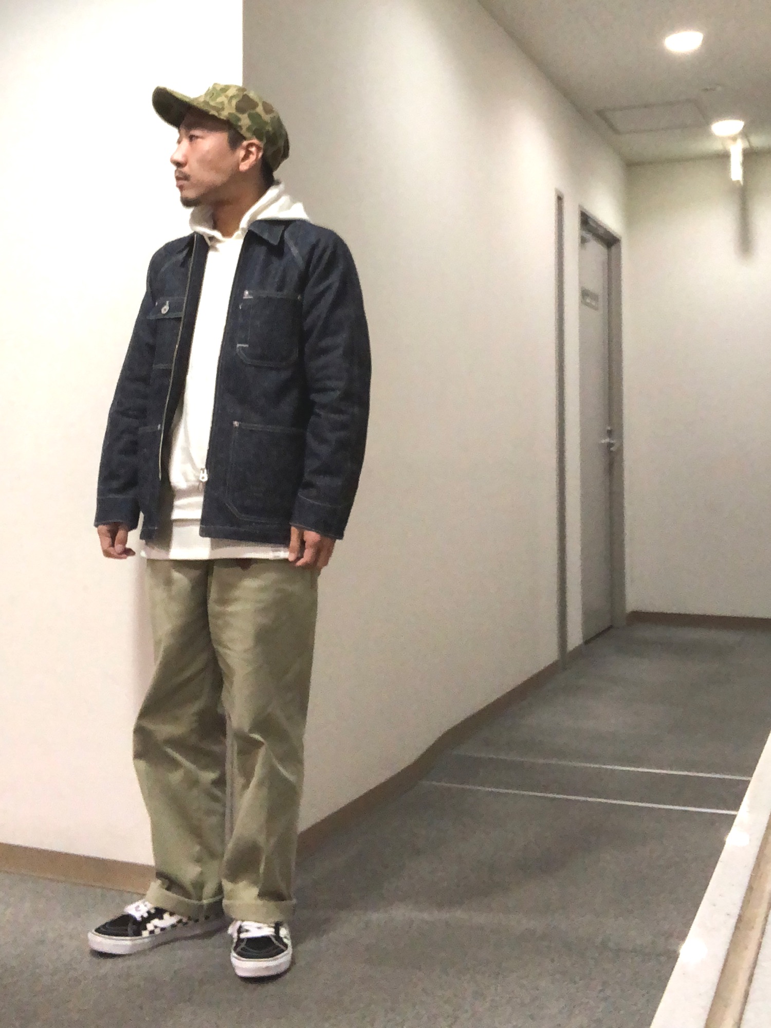 新品 送込 nano・universe RP シルクネップデニムカバーオール インディゴ 紺 M ナノユニバース ジャケット ブルゾン ジーンズ 三本針 新品 送込 nano・universe RP シルクネップデニムカバーオール