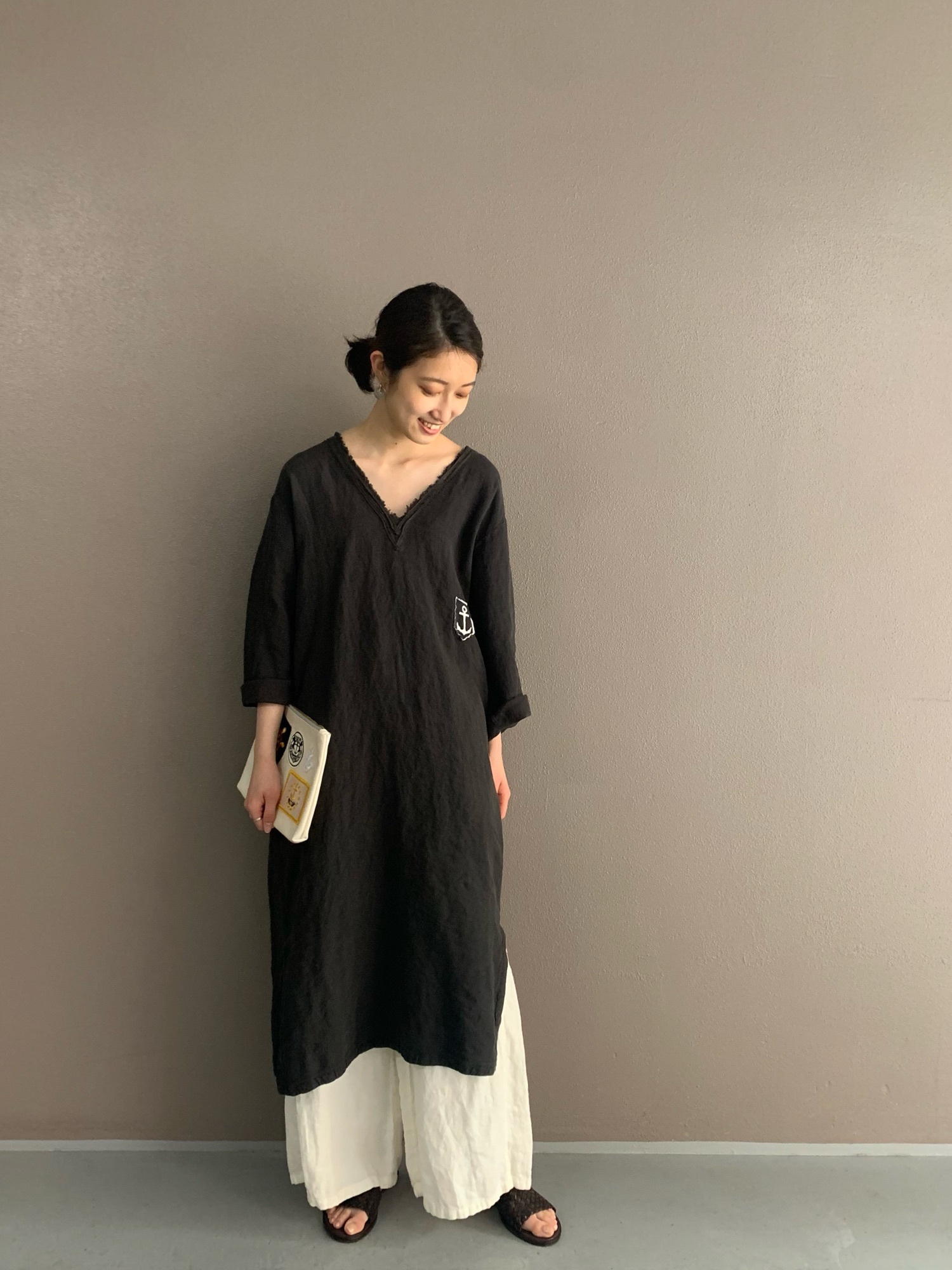 BEARDSLEY（ビアズリー）の「リネンカフタン風ワンピース（ワンピース