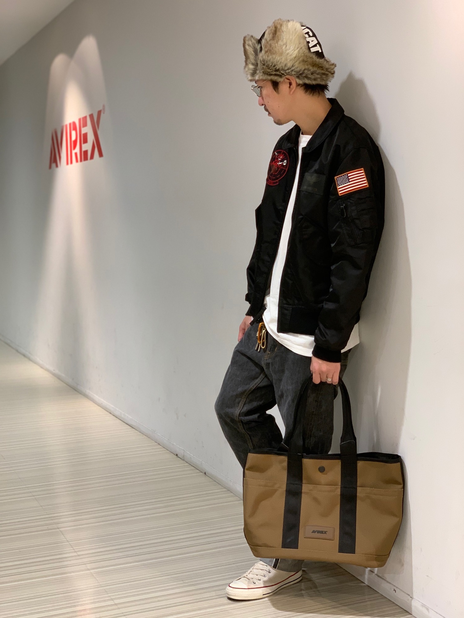 AVIREX（アヴィレックス）の「ギガホールド トートバッグ/GIGA HOLD