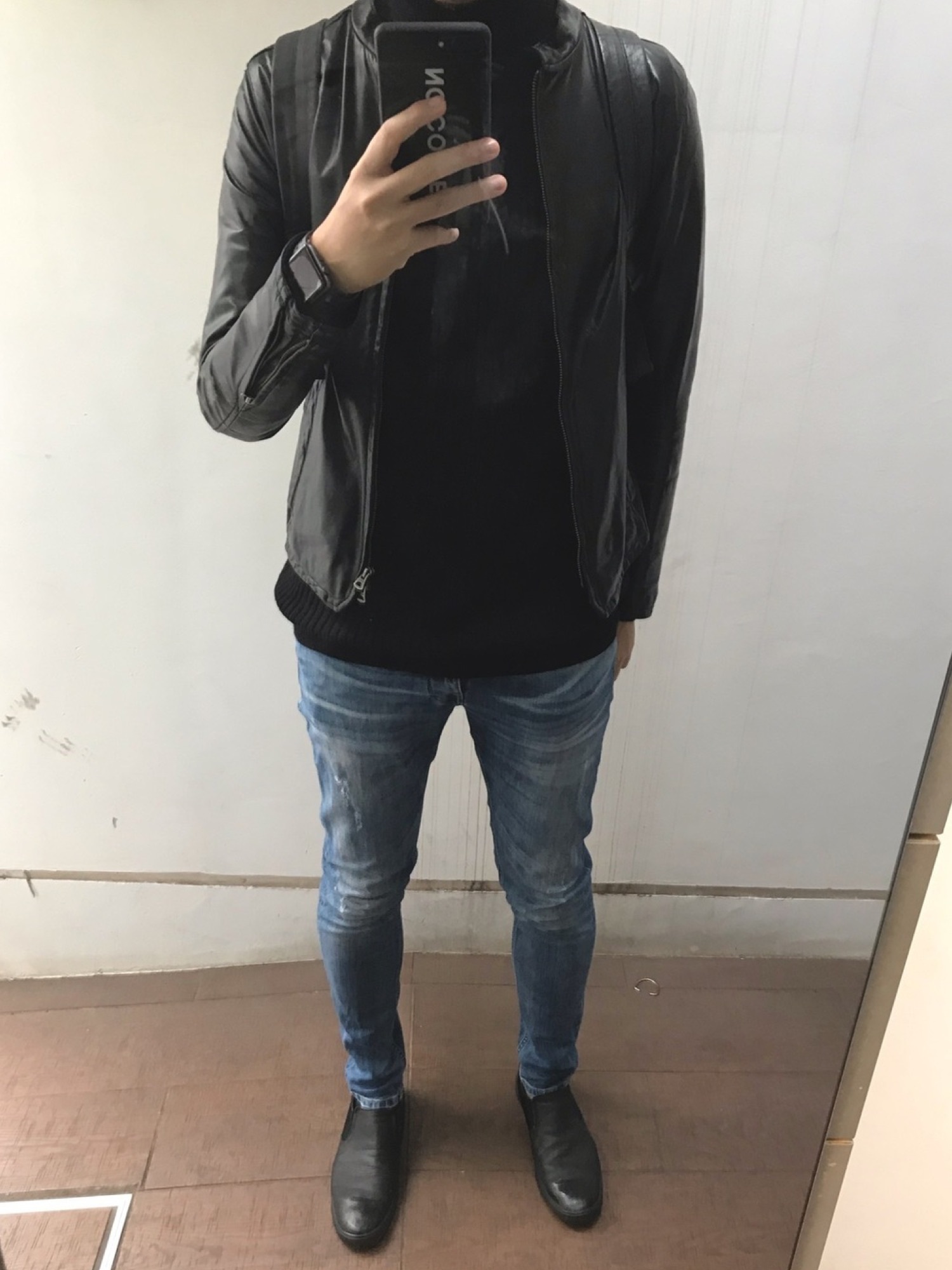 完売！定価￥48，600 シャマ shama × ステュディオス STUDIOUS 別注 牛革 キップレザートラックジャケット/ジャージ/ライダースブルゾン 40