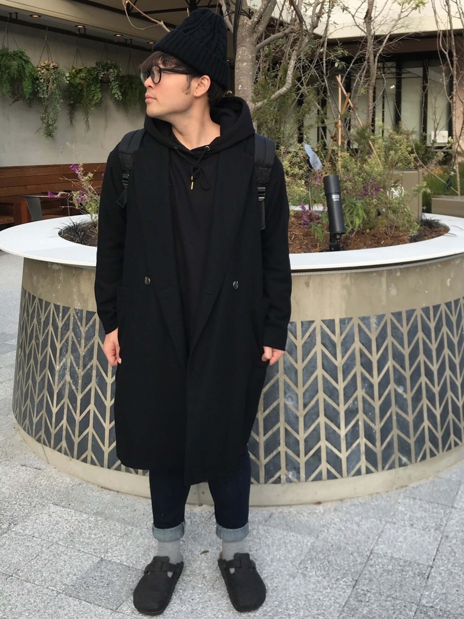 アーバンリサーチ＊ソフトツイードダブルコート URBAN RESEARCH DOORS（アーバンリサーチドアーズ）の「ソフト