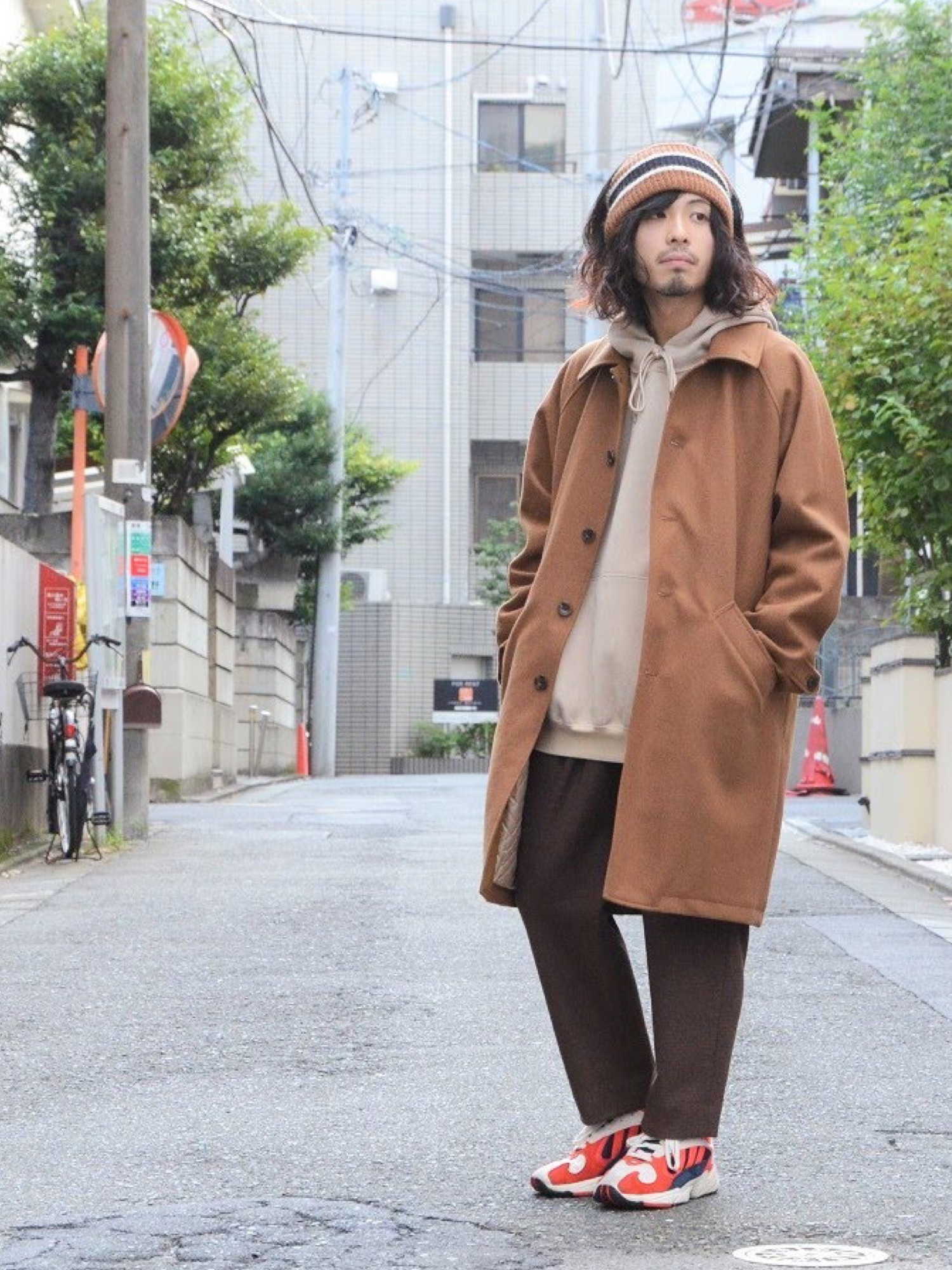 Iroquois（イロコイ）の「W/Eメルトン×VANKS ステンカラーコート 