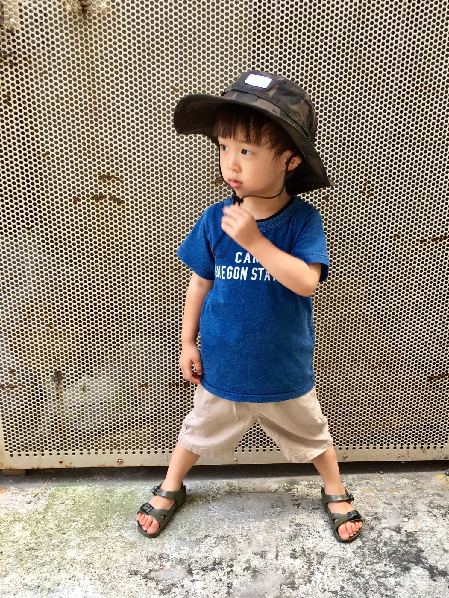 ゆきゆりTHE NORTH FACE メンズＭサイズ・キッズ　親子コーデ MAOKICHI｜THE NORTH FACEのハットを使ったコーディネート - WEAR