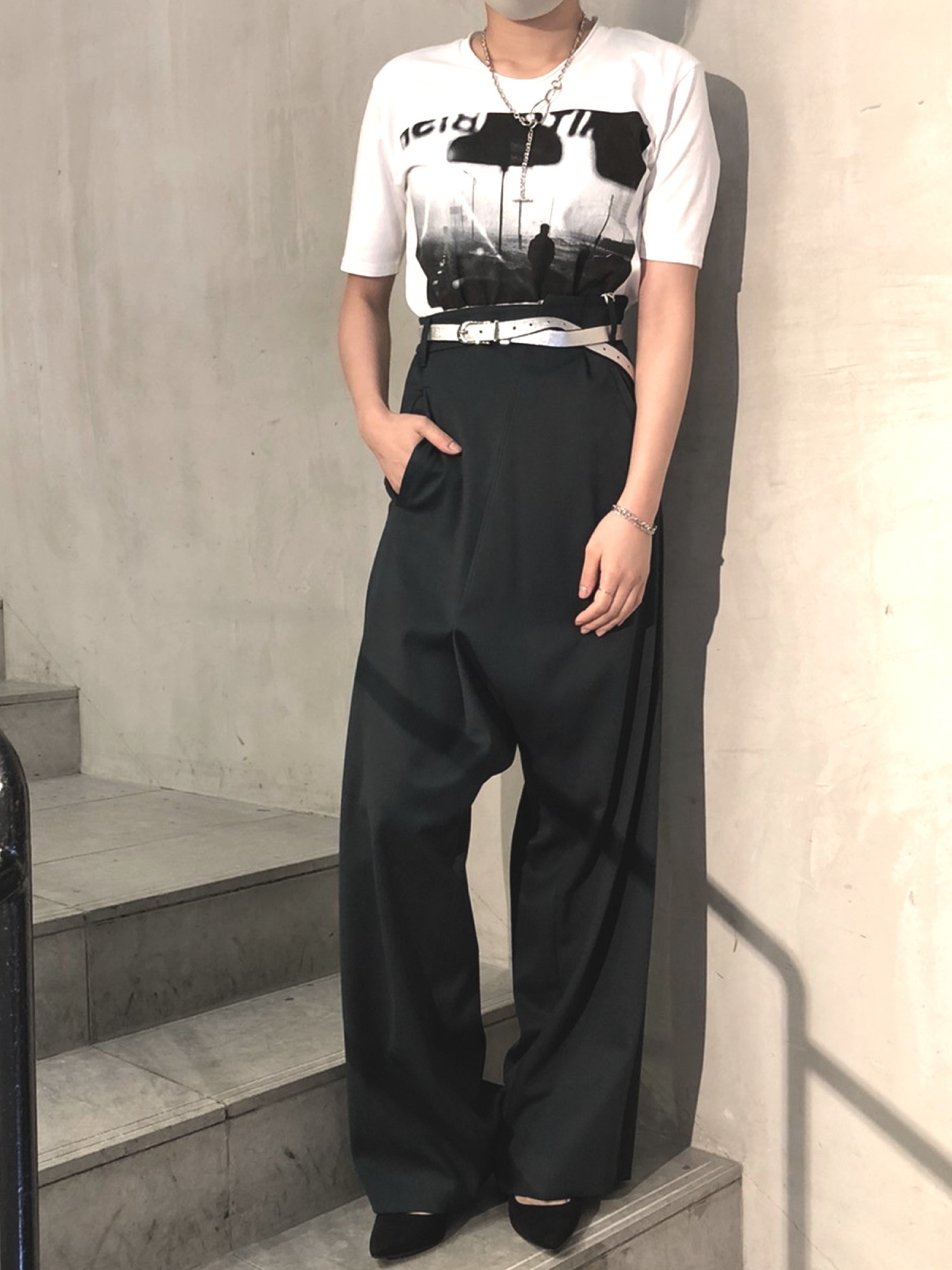 MM6 Maison Margielaのパンツ（グリーン系）を使った人気ファッション