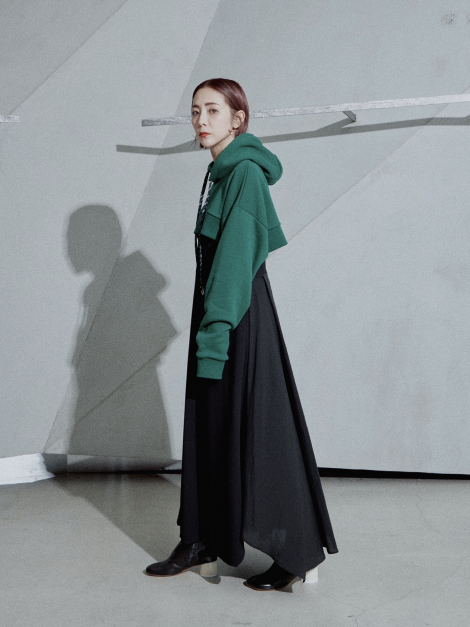 UN3D.（アンスリード）の「バックフレアドッキングワンピース