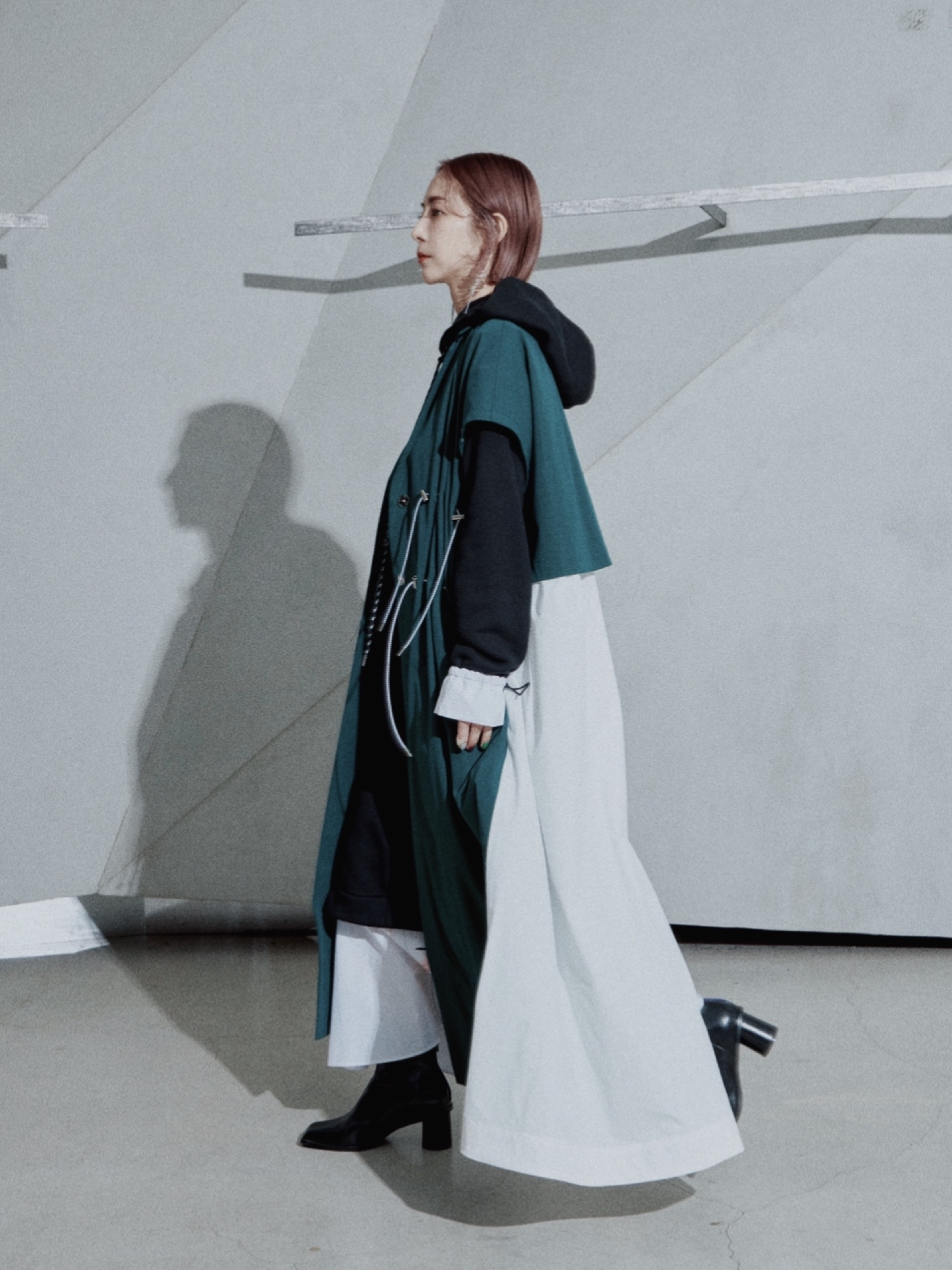 UN3D.（アンスリード）の「ドローストリングコート（その他アウター