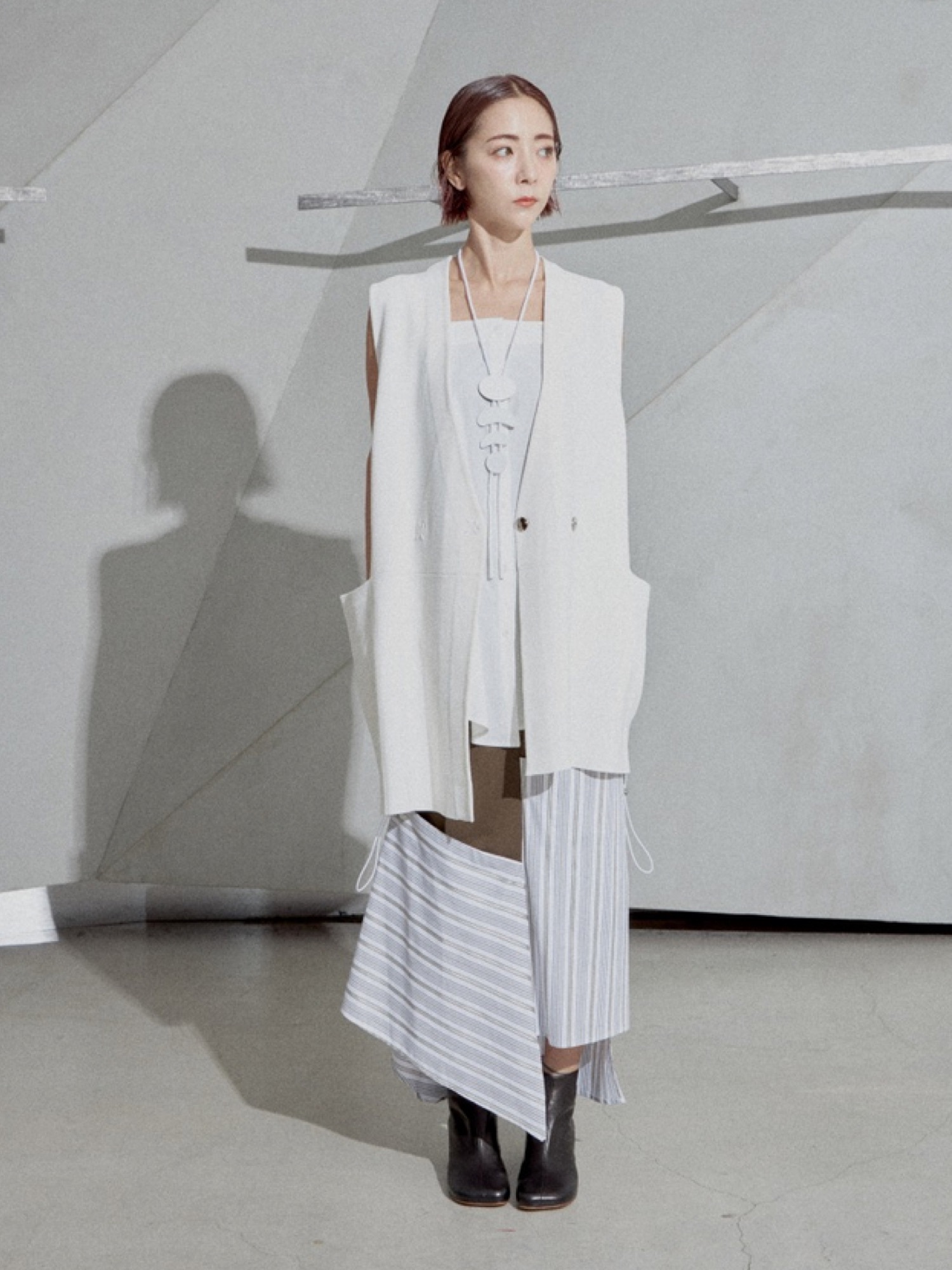 UN3D.（アンスリード）の「シャツドッキングスカート（スカート）」 - WEAR