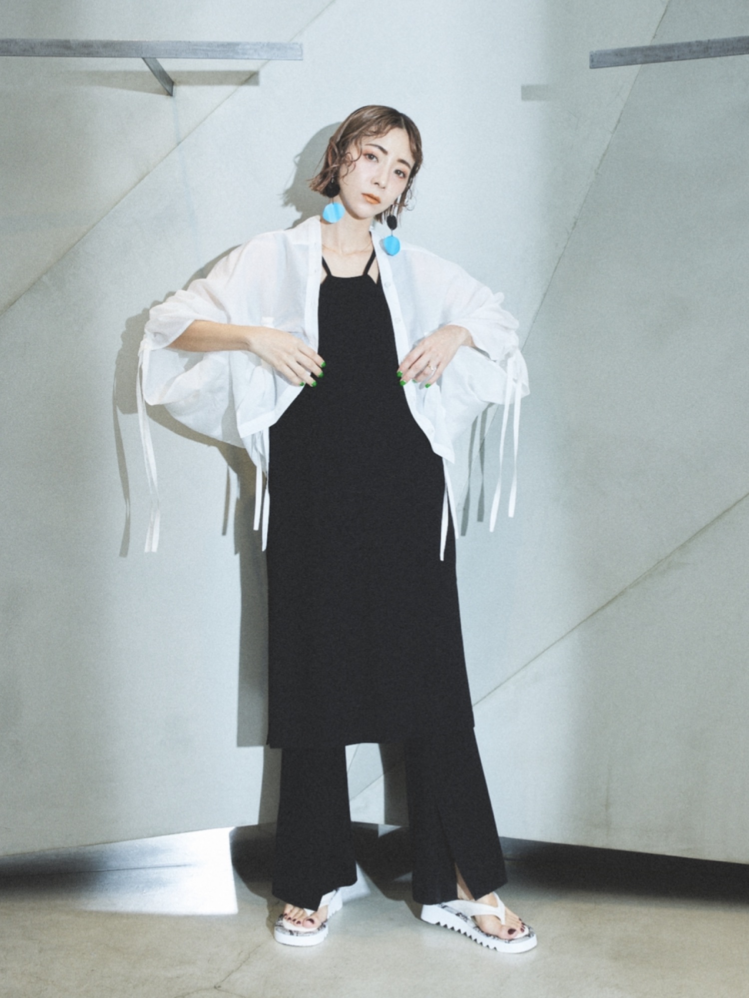 UN3D.（アンスリード）の「ロングレイヤードオールインワン（つなぎ